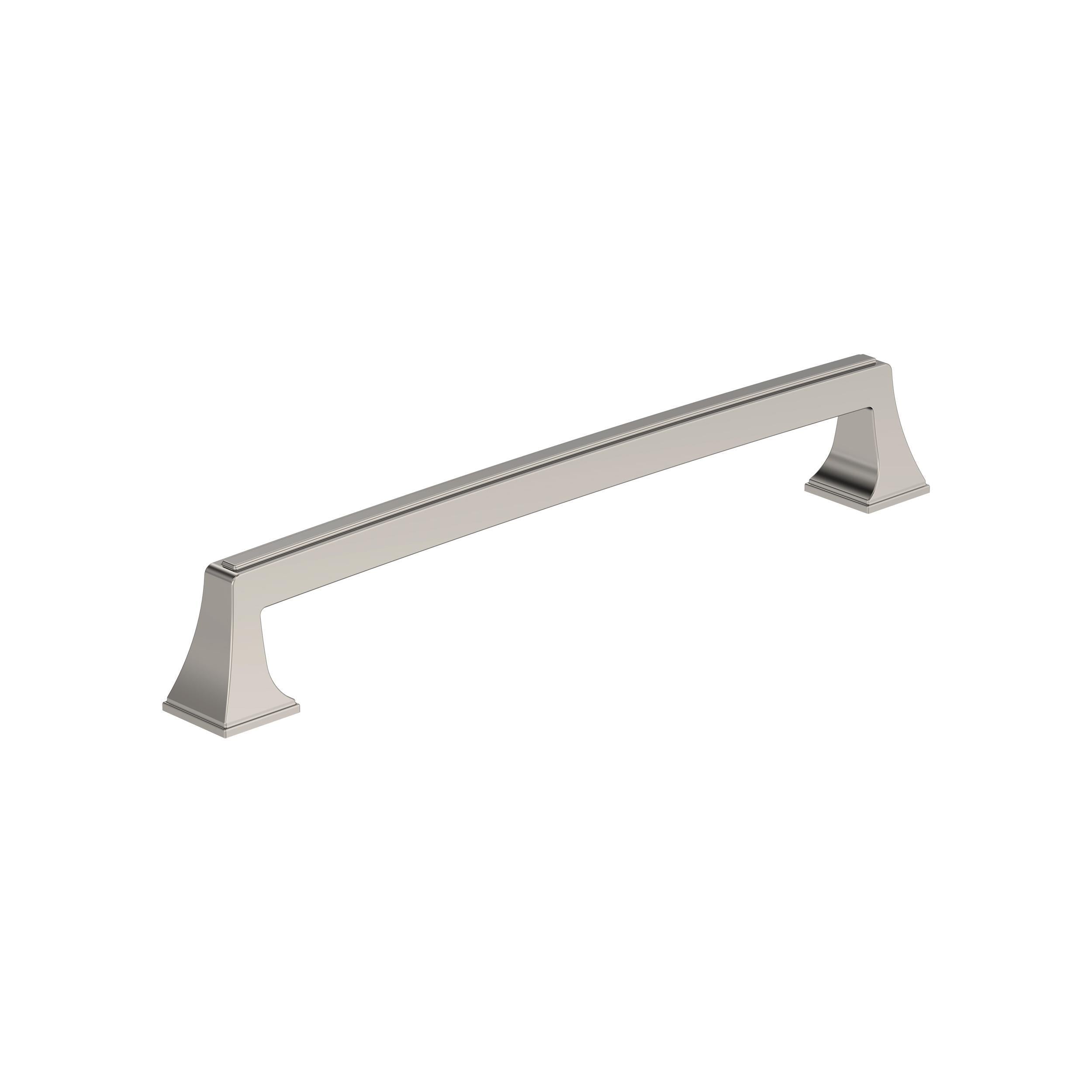 Mulholland 8 inch (203mm) Center-to-Center Polished Nickel Cabinet Pull