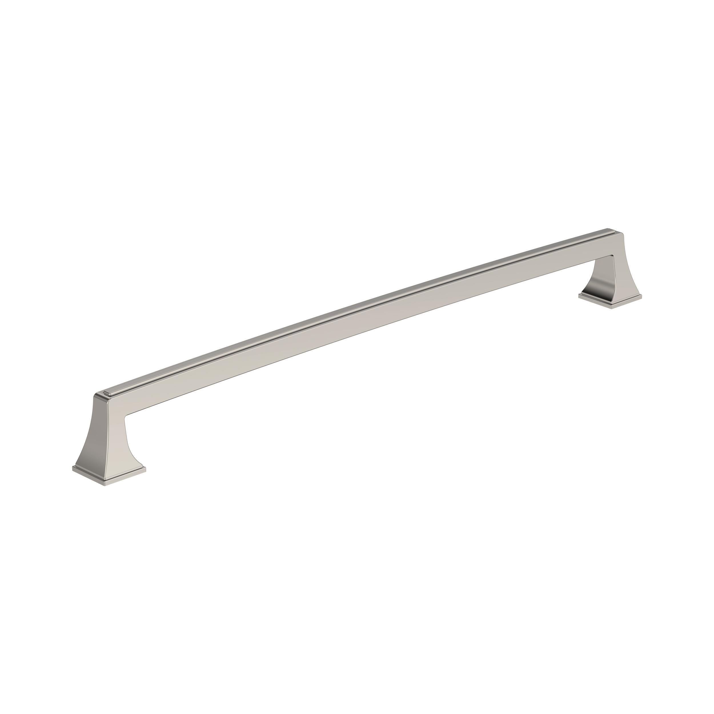 Mulholland 12-5/8 inch (320mm) Center-to-Center Polished Nickel Cabinet Pull