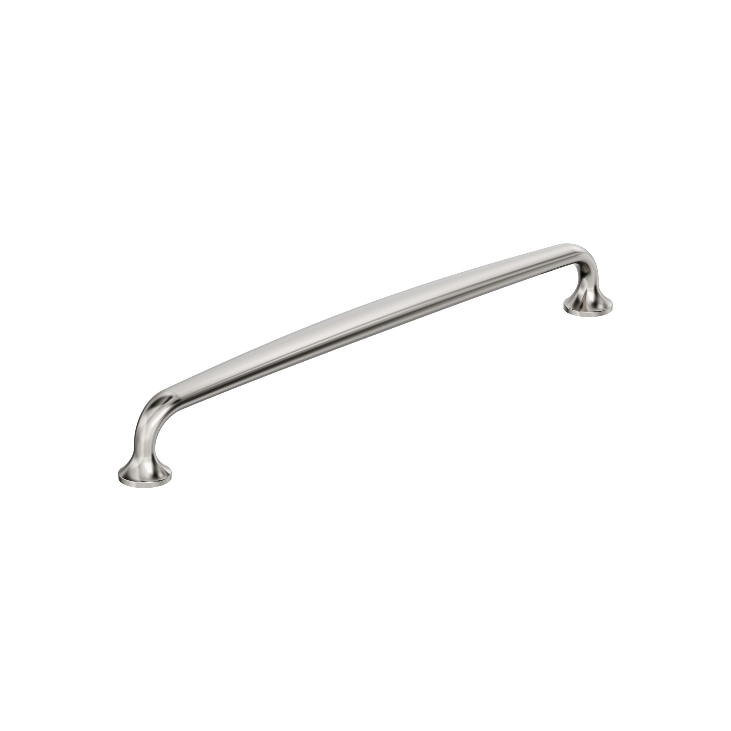 Renown 7-9/16 inch (192mm) Center-to-Center Polished Nickel Cabinet Pull