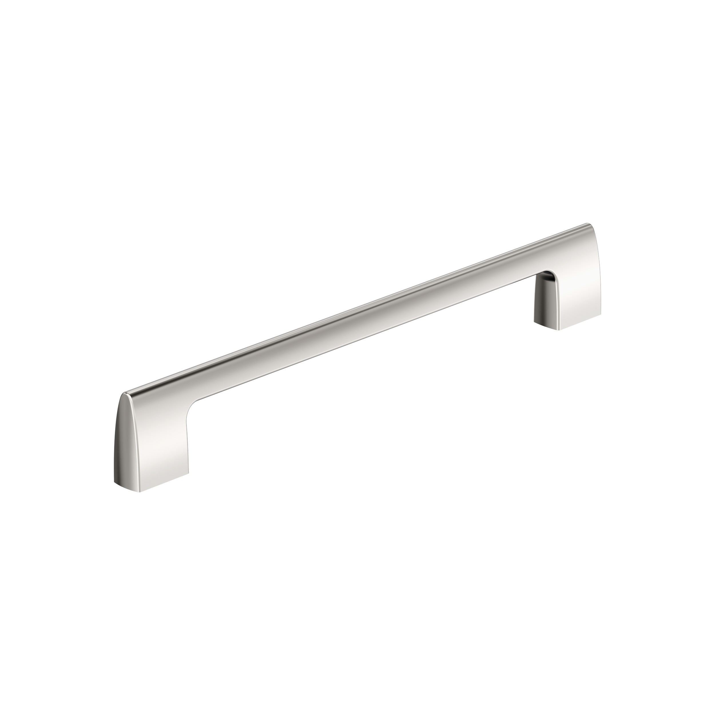 Riva 8-13/16 inch (224mm) Center-to-Center Polished Nickel Cabinet Pull
