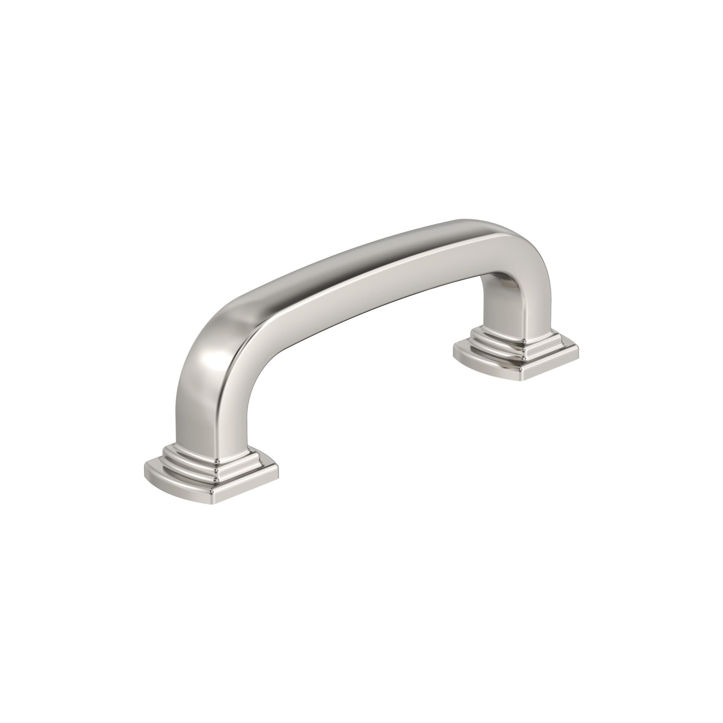 Surpass 3 inch (76mm) Center-to-Center Polished Nickel Cabinet Pull