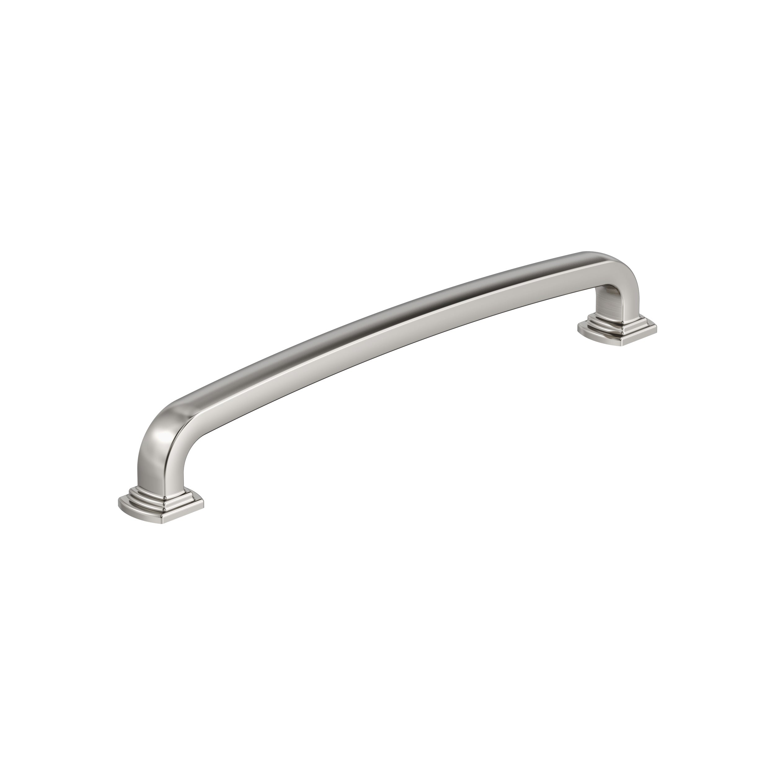 Surpass 7-9/16 inch (192mm) Center-to-Center Polished Nickel Cabinet Pull