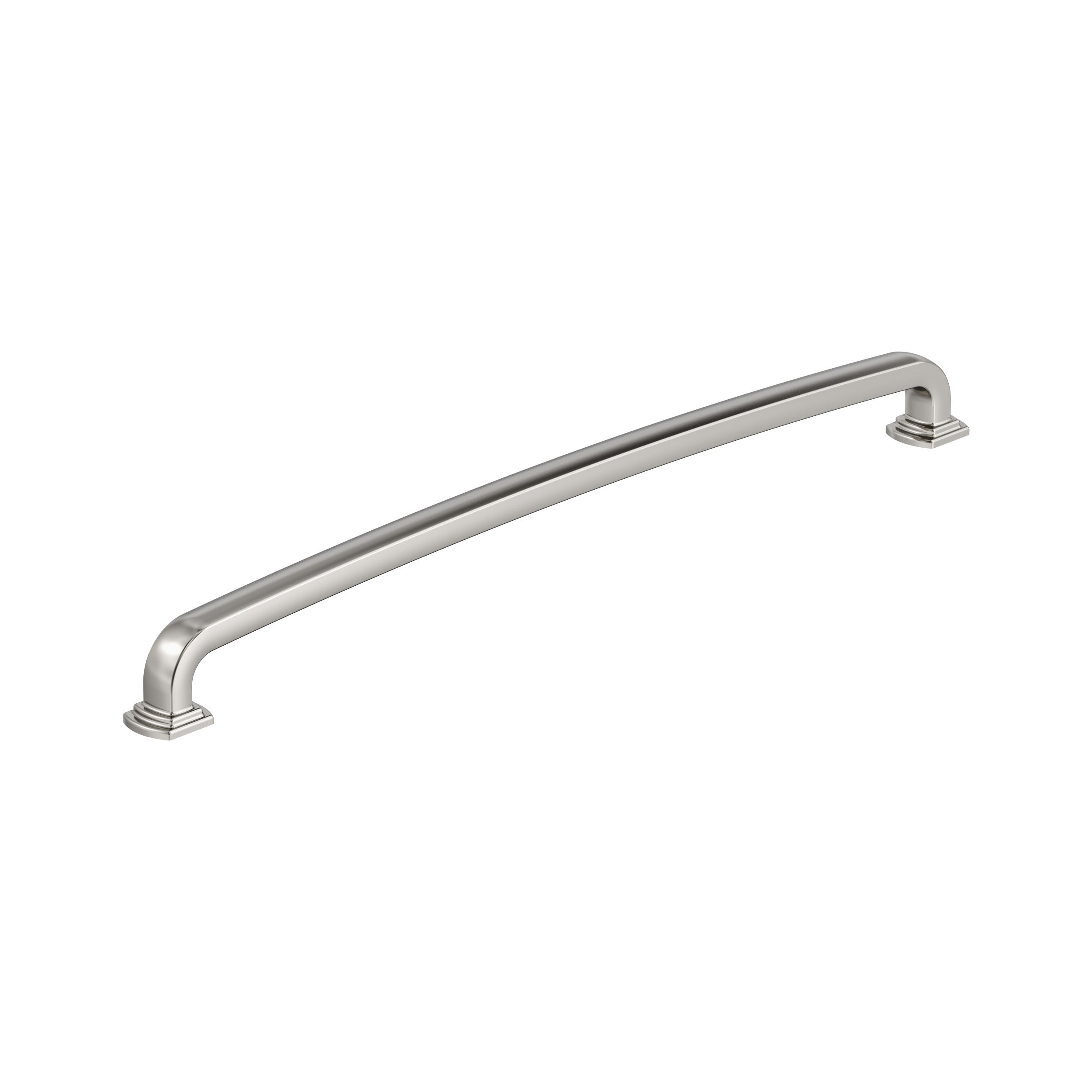 Surpass 12-5/8 inch (320mm) Center-to-Center Polished Nickel Cabinet Pull