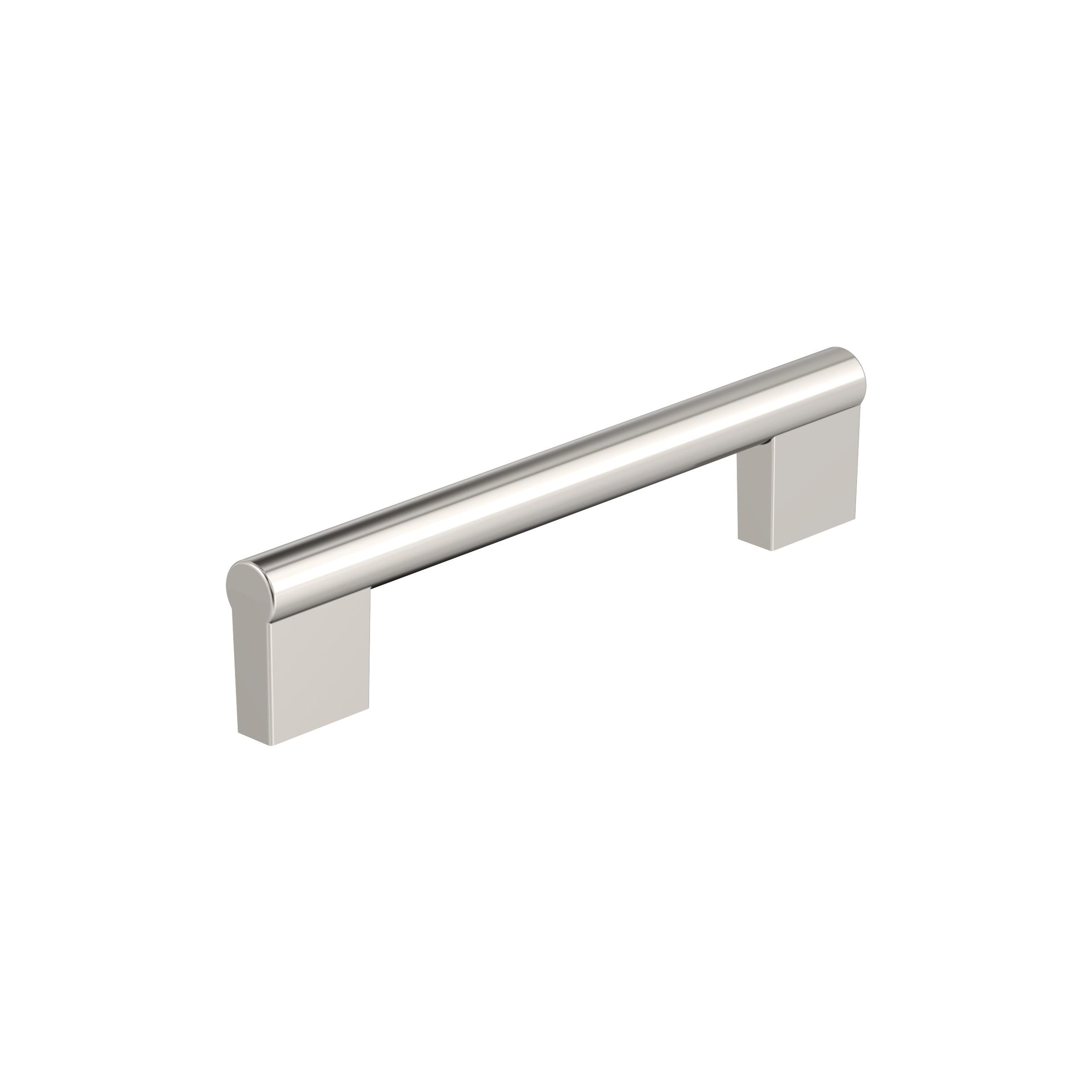 Versa 5-1/16 inch (128mm) Center-to-Center Polished Nickel Cabinet Pull