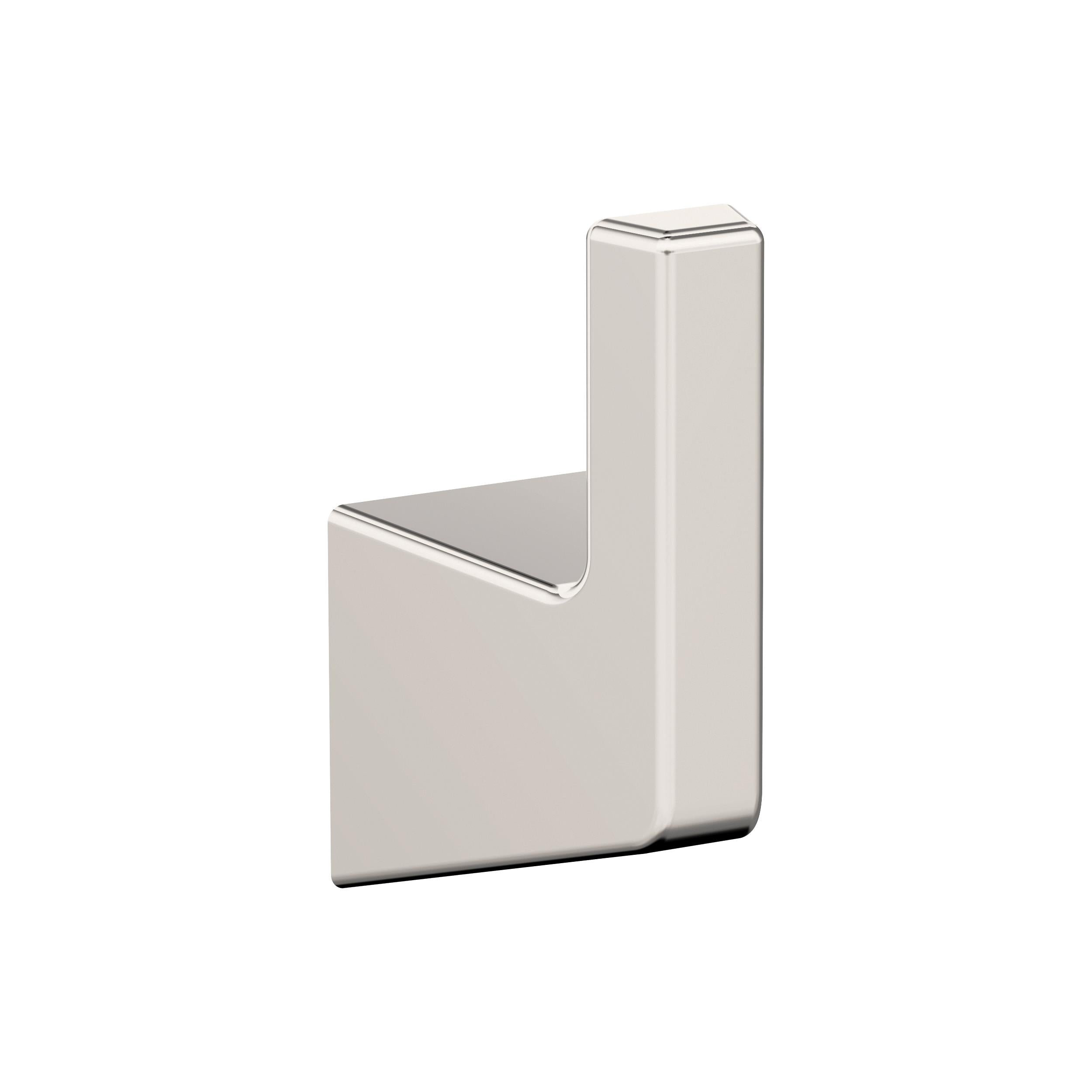 Blackrock Polished Nickel Single Prong Robe Hook