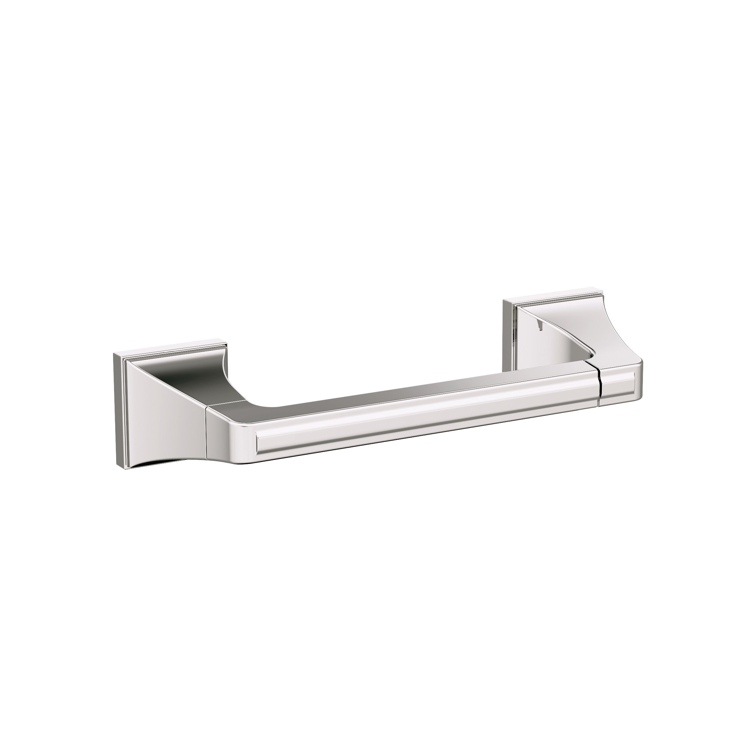 Mulholland Polished Nickel Pivoting Double Post Tissue Holder