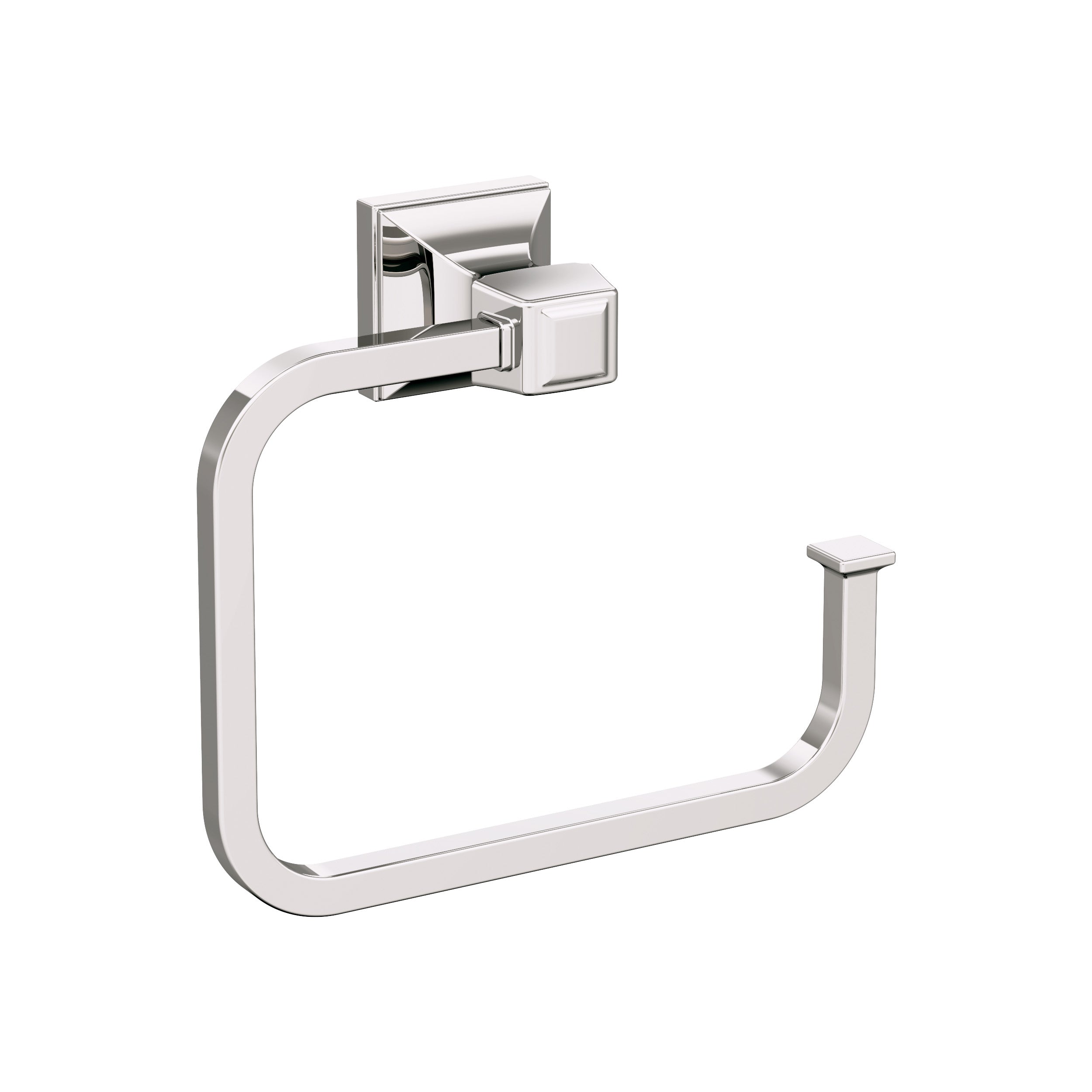 Mulholland Polished Nickel Open Towel Ring
