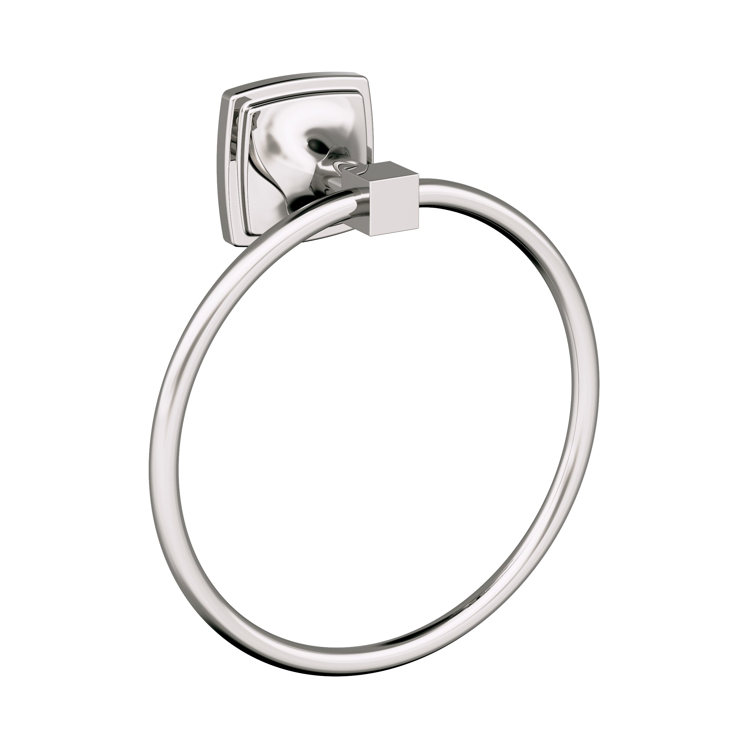 Stature Polished Nickel Closed Towel Ring
