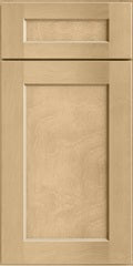 shaker beige cabinet door with a modern design