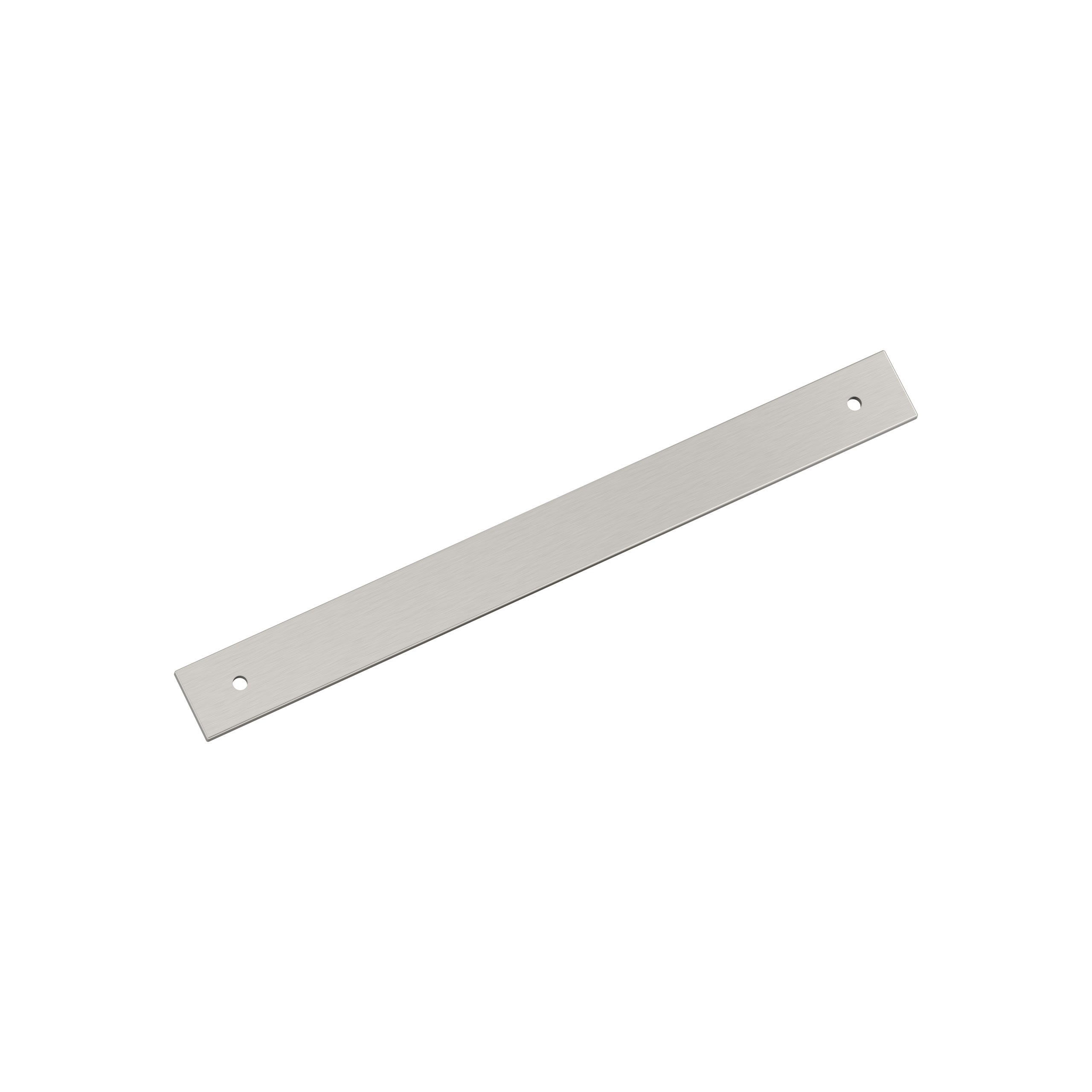 Ladera 8-13/16 inch (224mm) Center-to-Center Rectangle Satin Nickel Cabinet Pull Backplate