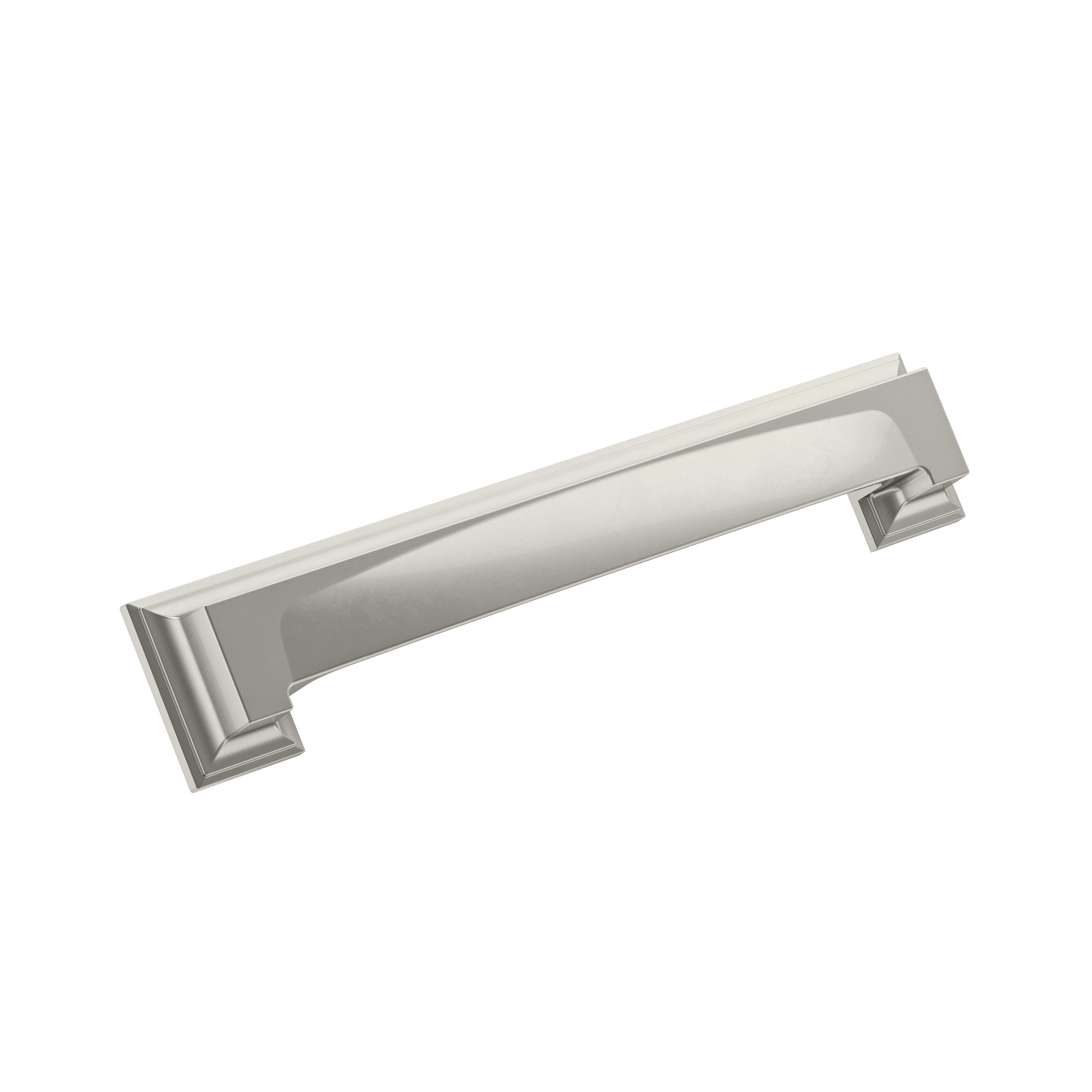 Appoint 5-1/16 inch or 6-5/16 inch (128mm or 160mm) Center-to-Center Satin Nickel Cabinet Cup Pull