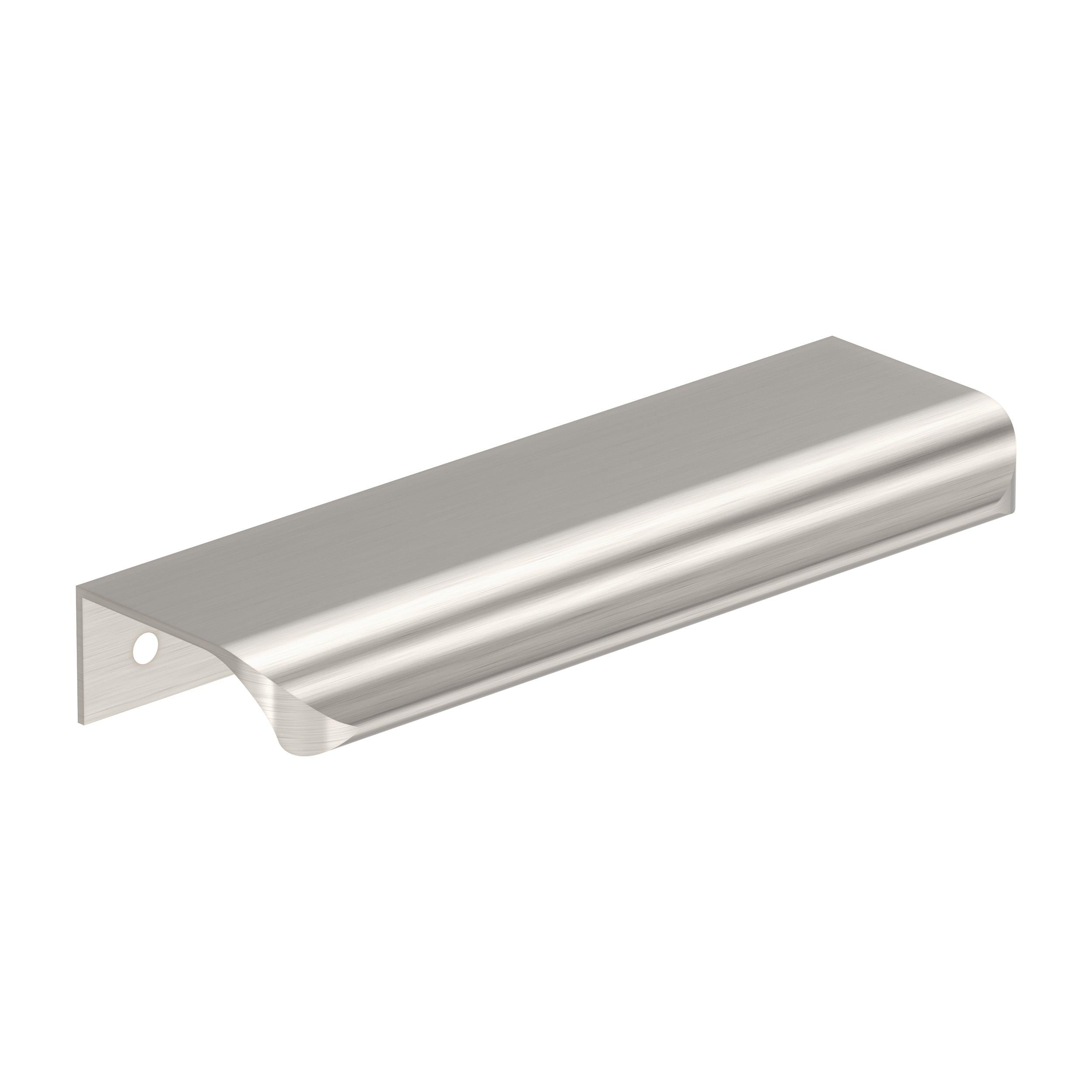 Streamline Tab 5 inch (127mm) Length Satin Nickel Cabinet Edge Pull