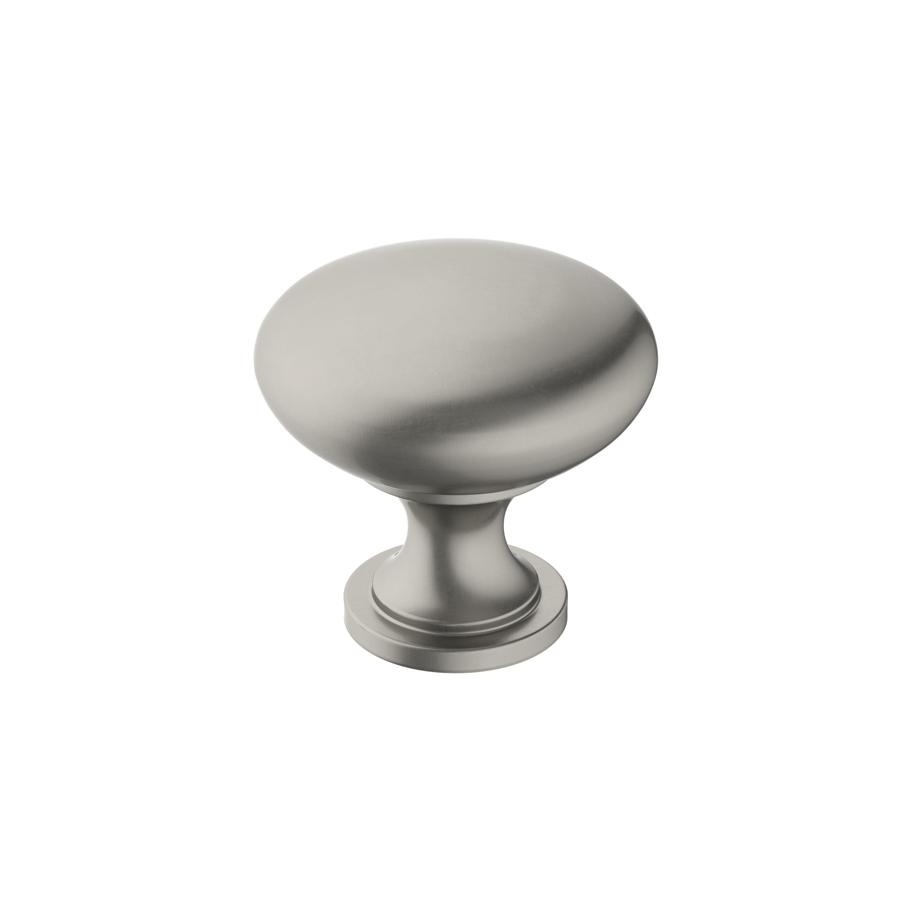 Era 1-1/4 inch (32mm) Diameter Satin Nickel Cabinet Knob