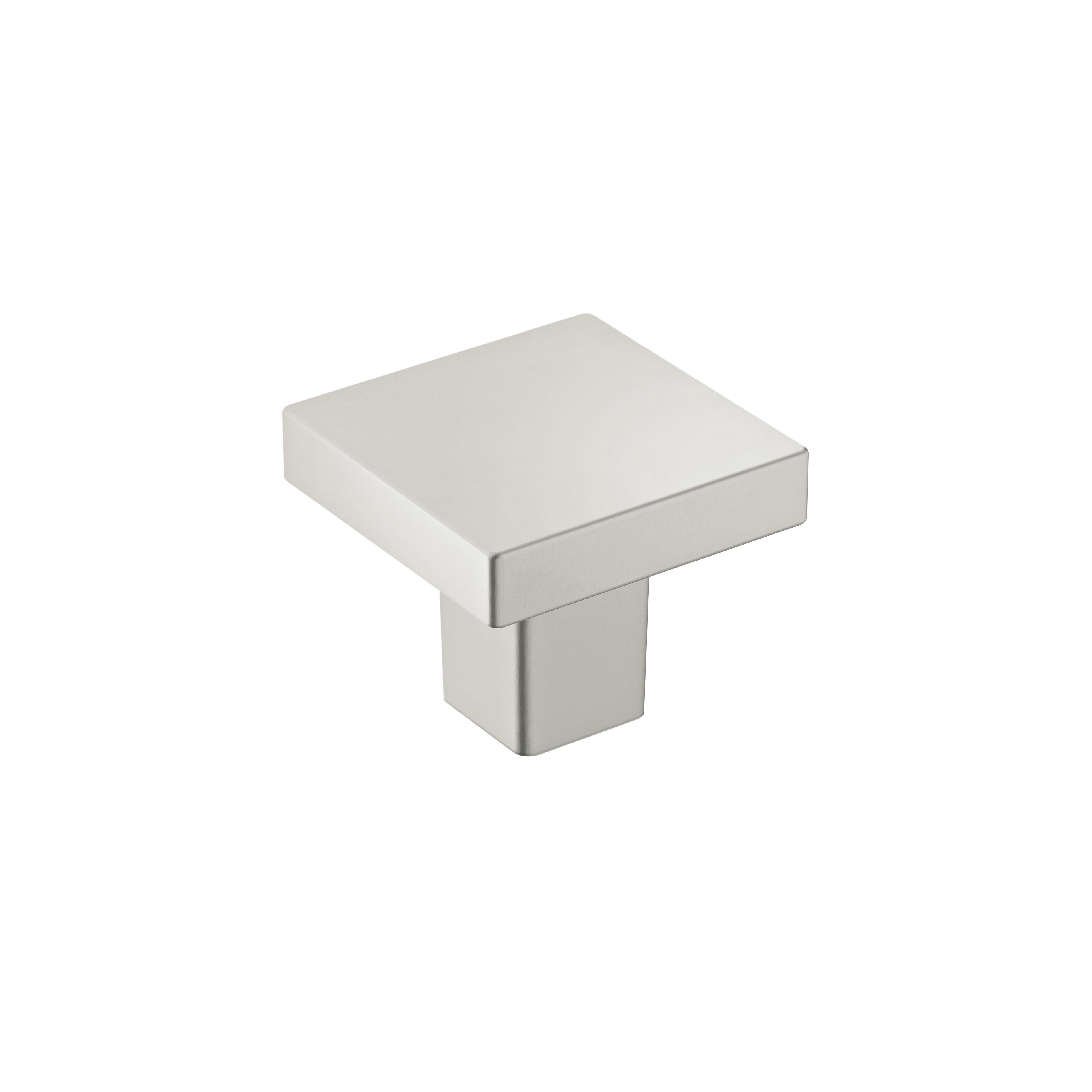 Monument 1-3/16 inch (30mm) Length Satin Nickel Cabinet Knob