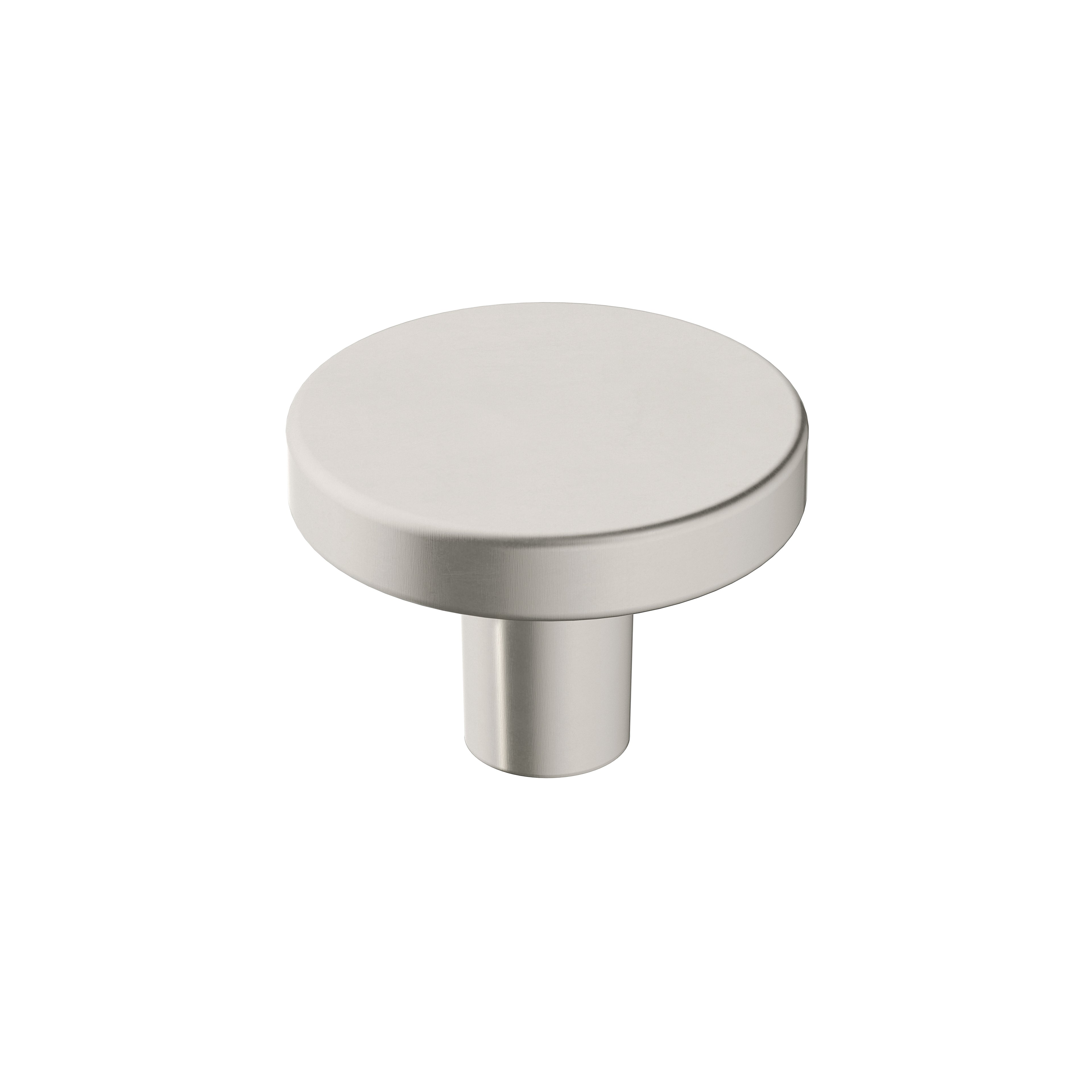 Versa 1-3/8 inch (35mm) Diameter Satin Nickel Cabinet Knob
