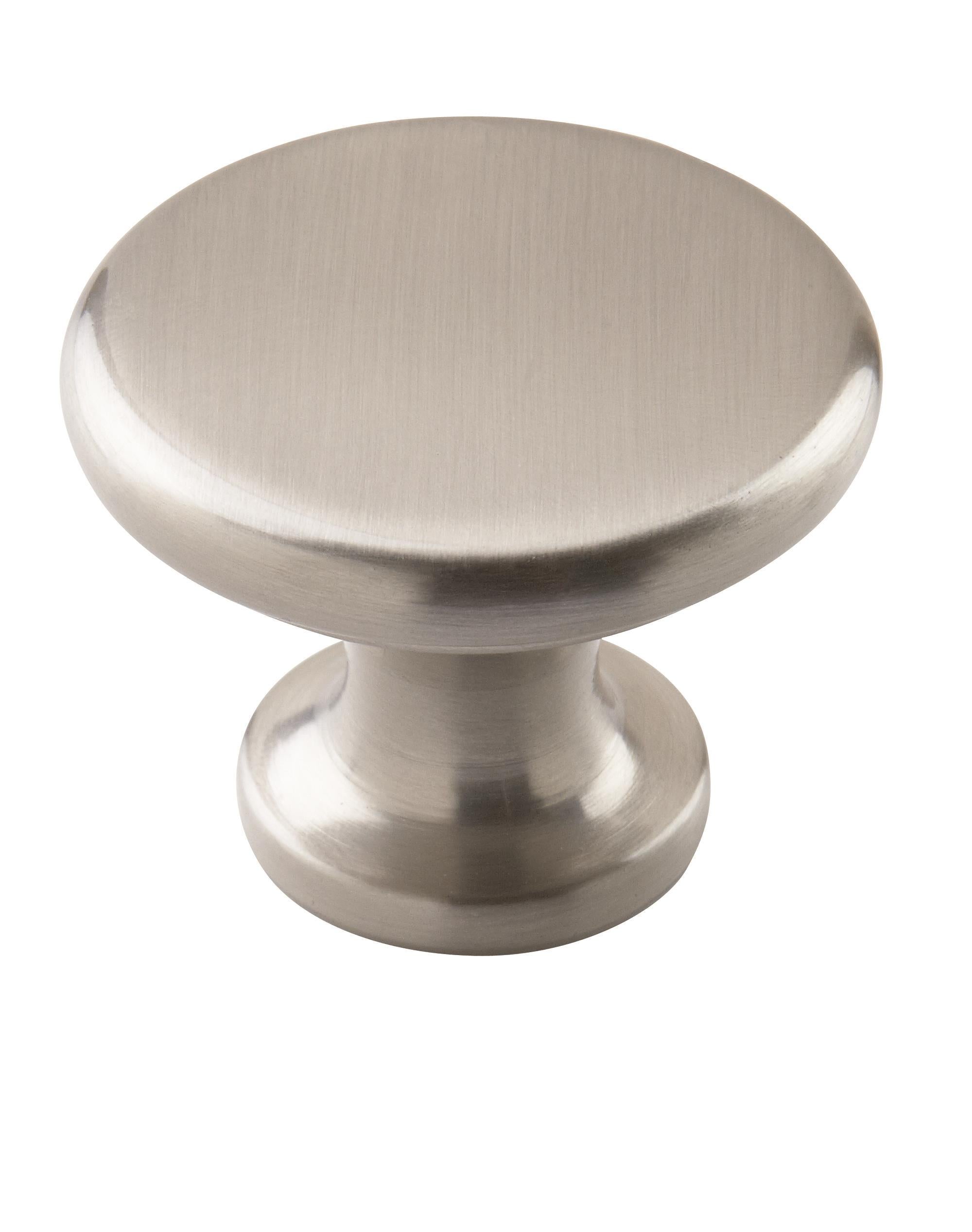 Everyday Heritage 1-1/2 inch (38mm) Diameter Satin Nickel Cabinet Knob