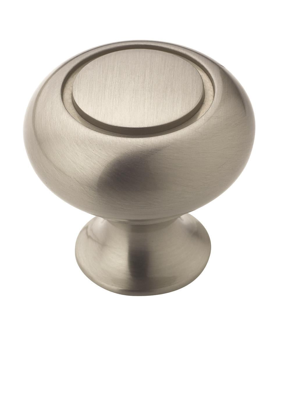 Everyday Heritage 1-1/4 inch (32mm) Diameter Satin Nickel Cabinet Knob