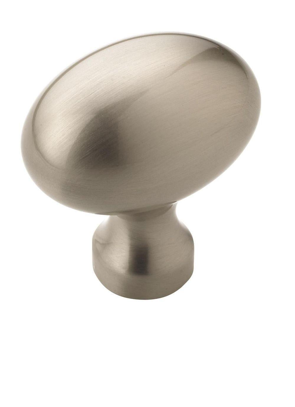 Vaile 1-3/8 inch (35mm) Length Satin Nickel Cabinet Knob