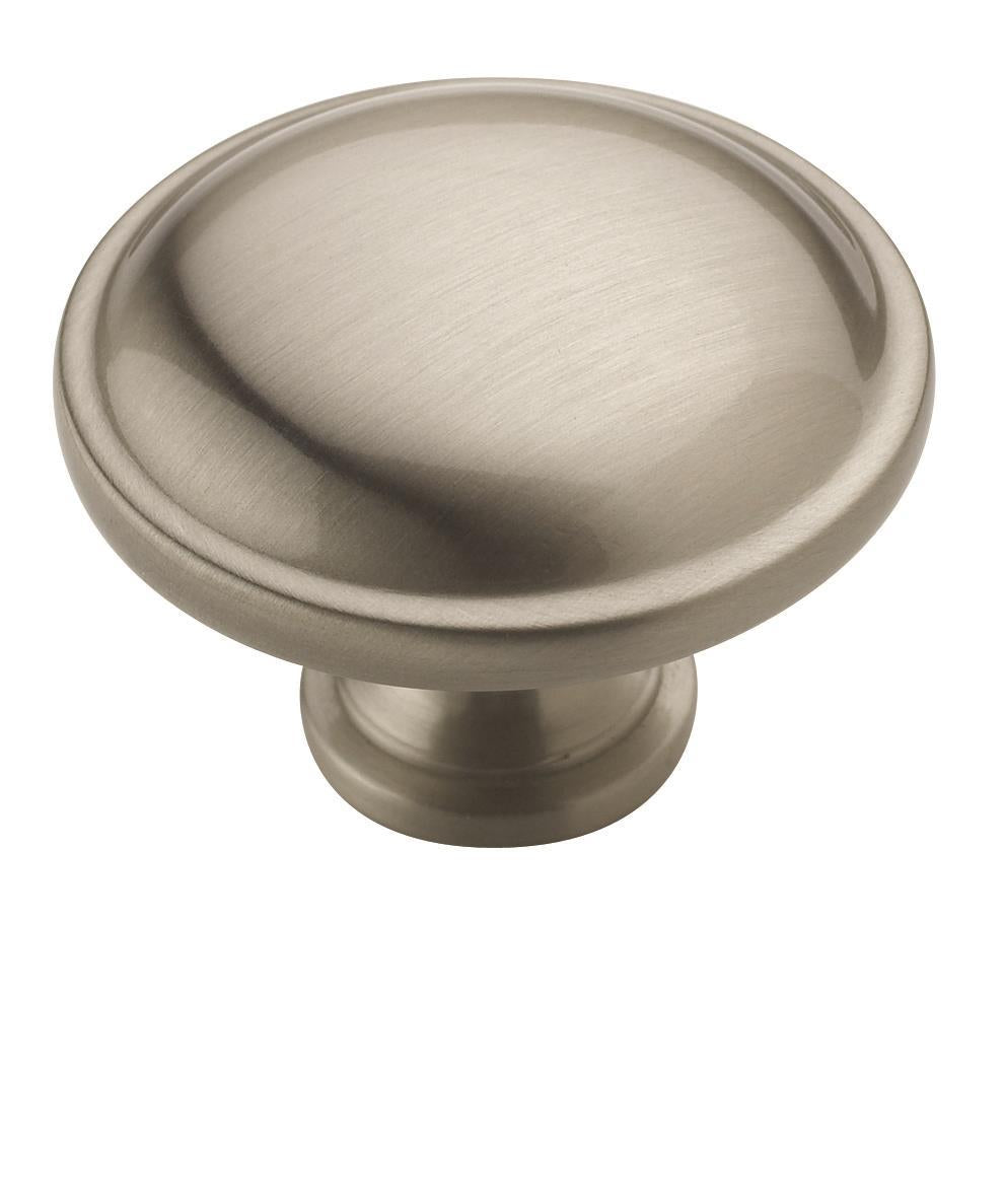 Everyday Heritage 1-1/4 inch (32mm) Diameter Satin Nickel Cabinet Knob