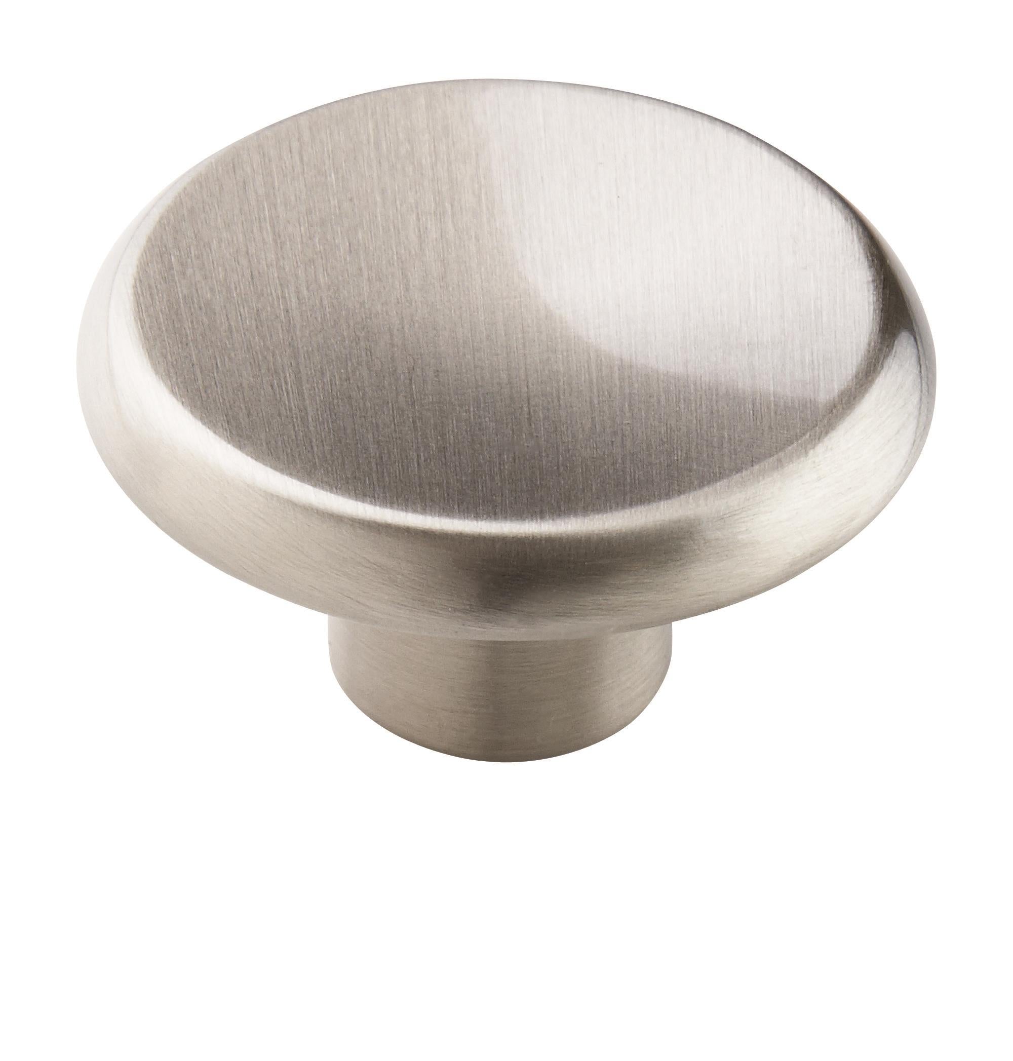 Everyday Heritage 1-1/2 inch (38mm) Diameter Satin Nickel Cabinet Knob