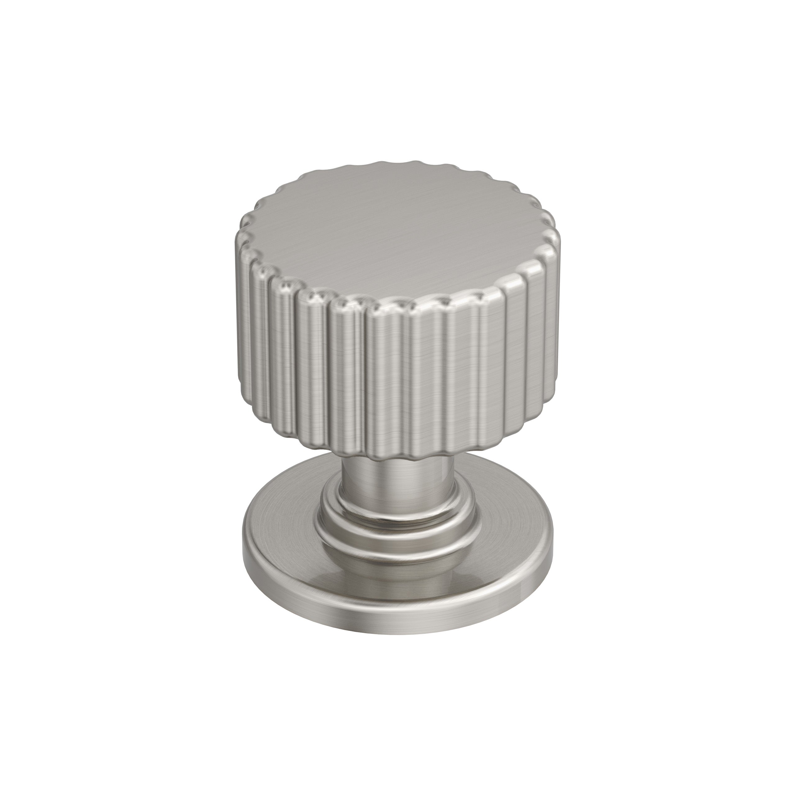 Ballard 1-1/8 inch (29mm) Diameter Satin Nickel Cabinet Knob