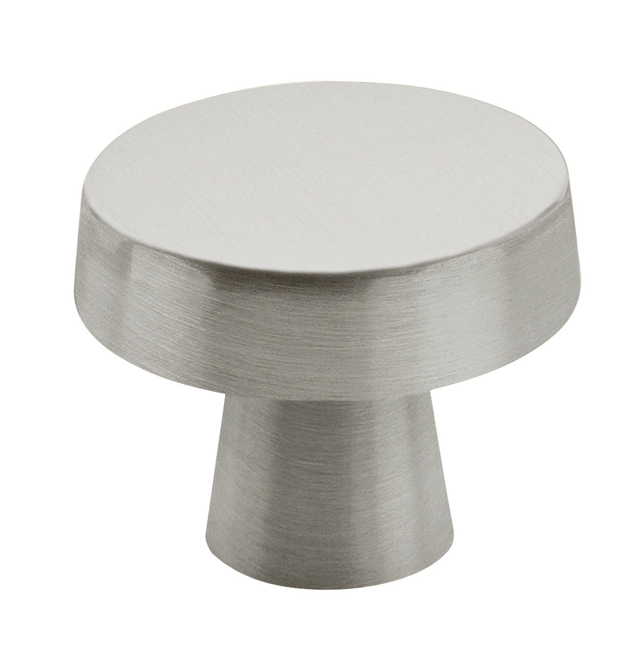 Blackrock 1-5/16 inch (33mm) Diameter Satin Nickel Cabinet Knob