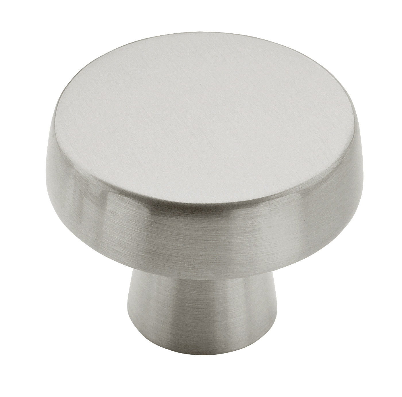 Blackrock 1-5/8 inch (41mm) Diameter Satin Nickel Cabinet Knob