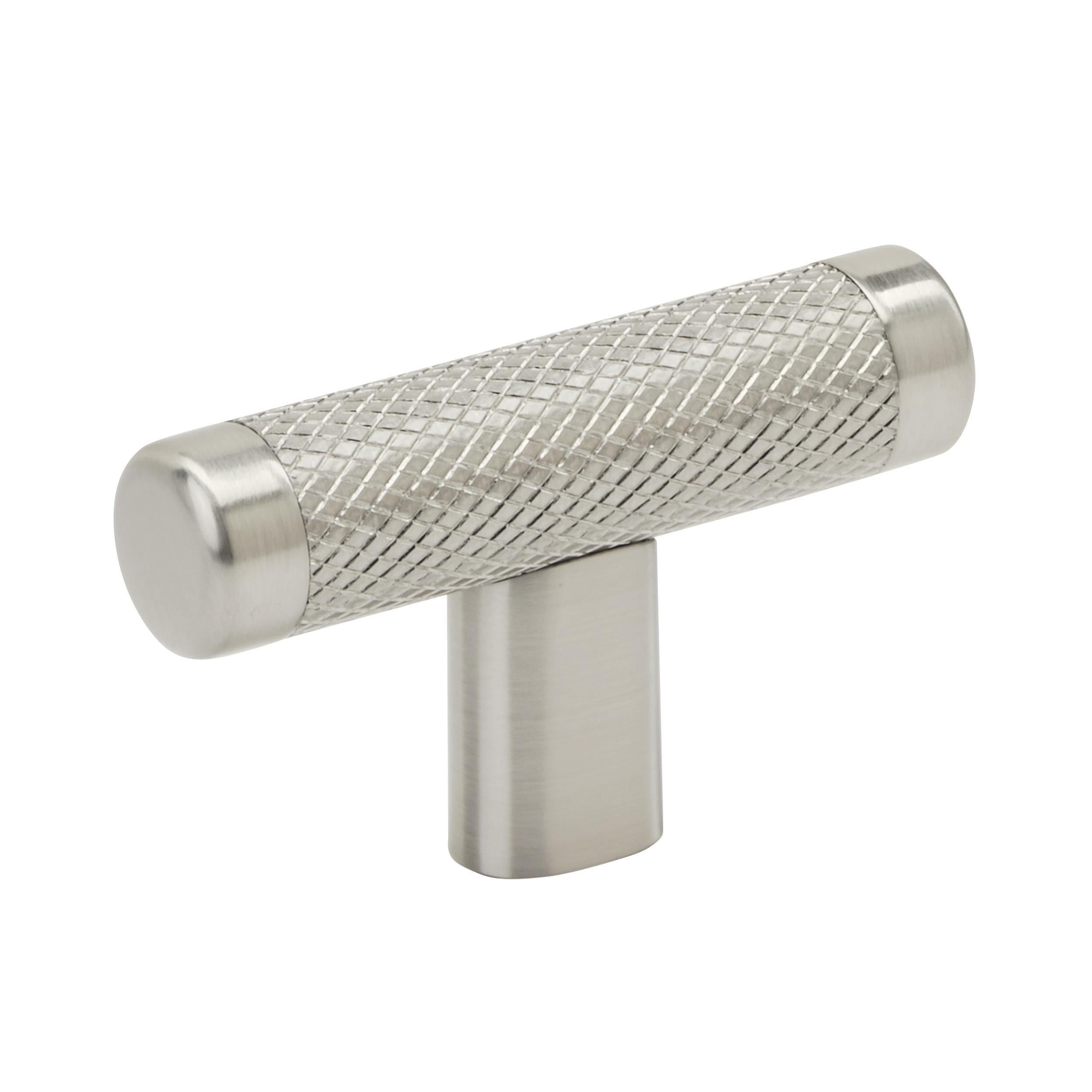 Bronx 2-5/8 inch (67mm) Length Satin Nickel Cabinet Knob