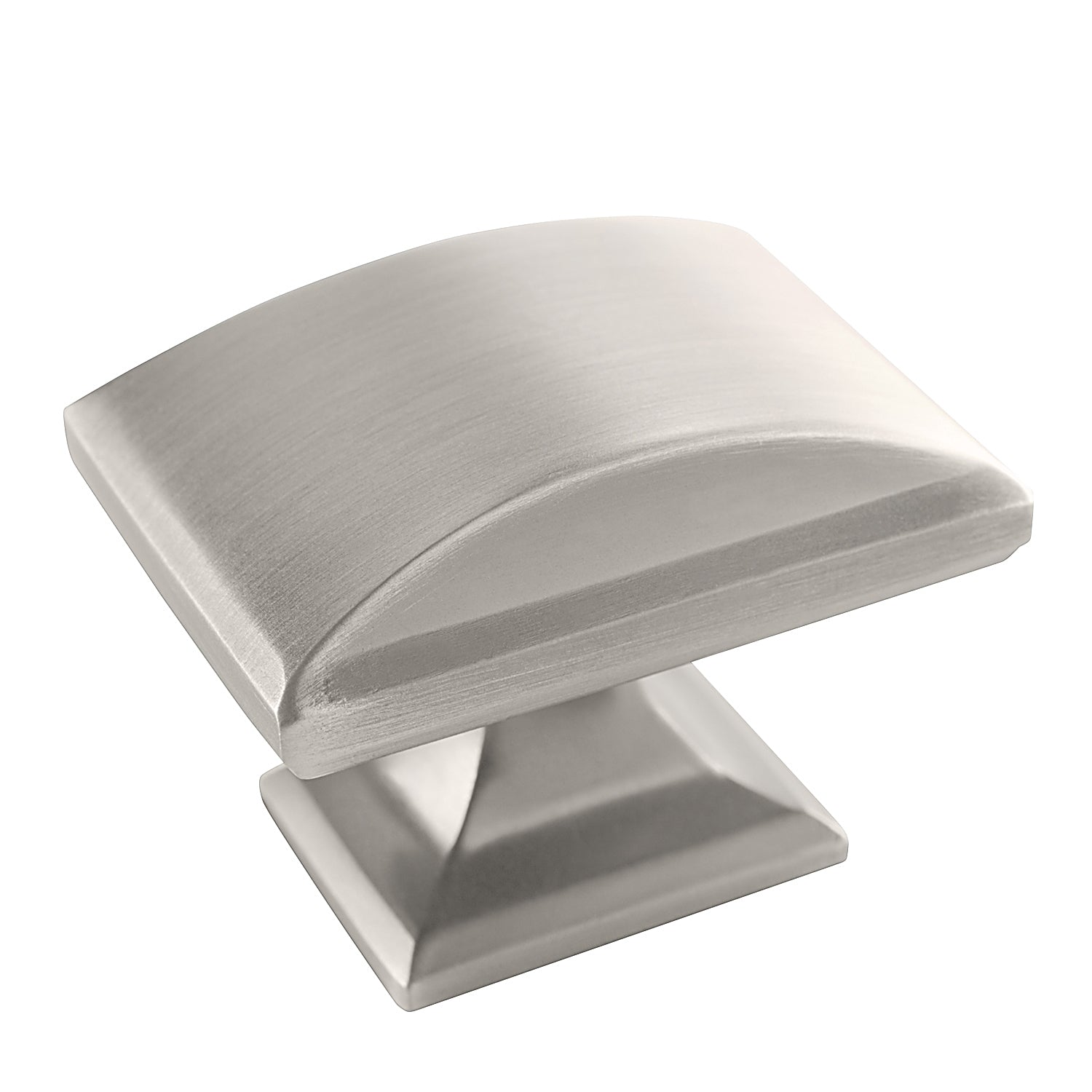 Candler 1-1/2 inch (38mm) Length Satin Nickel Cabinet Knob