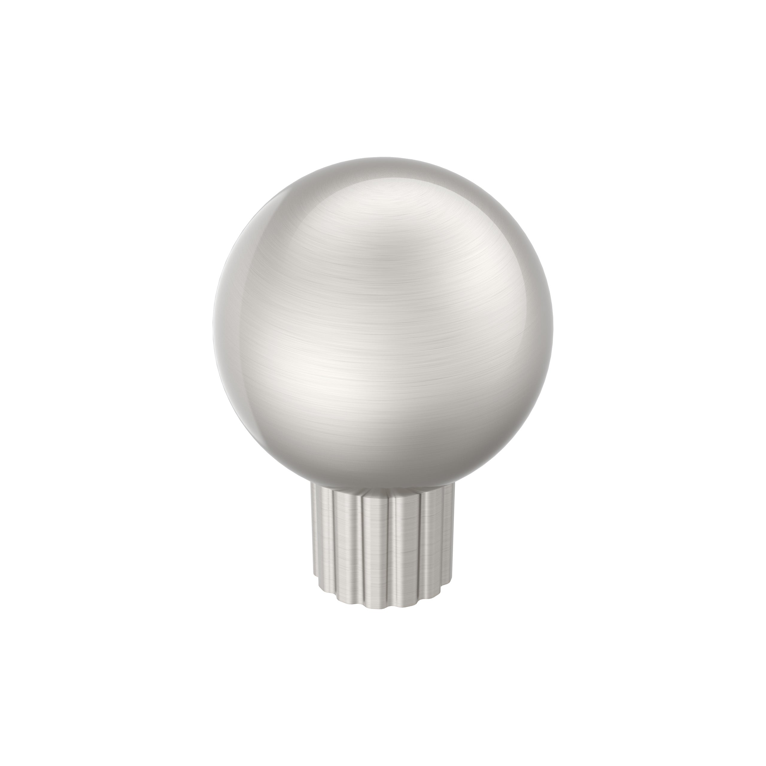 Cowrie 1-1/8 inch (29mm) Diameter Satin Nickel Cabinet Knob