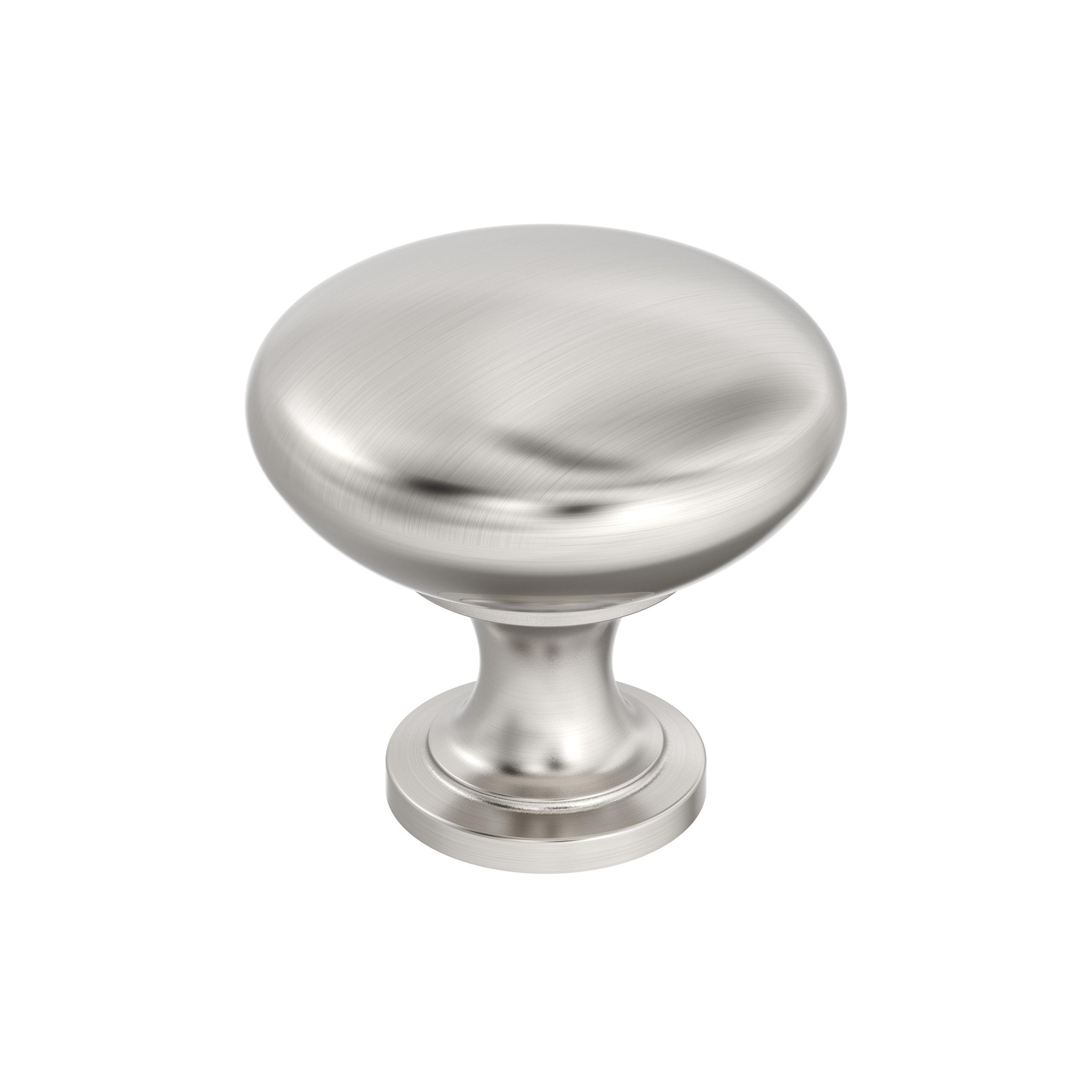 Edona 1-1/4 inch (32mm) Diameter Satin Nickel Cabinet Knob - 25 Pack
