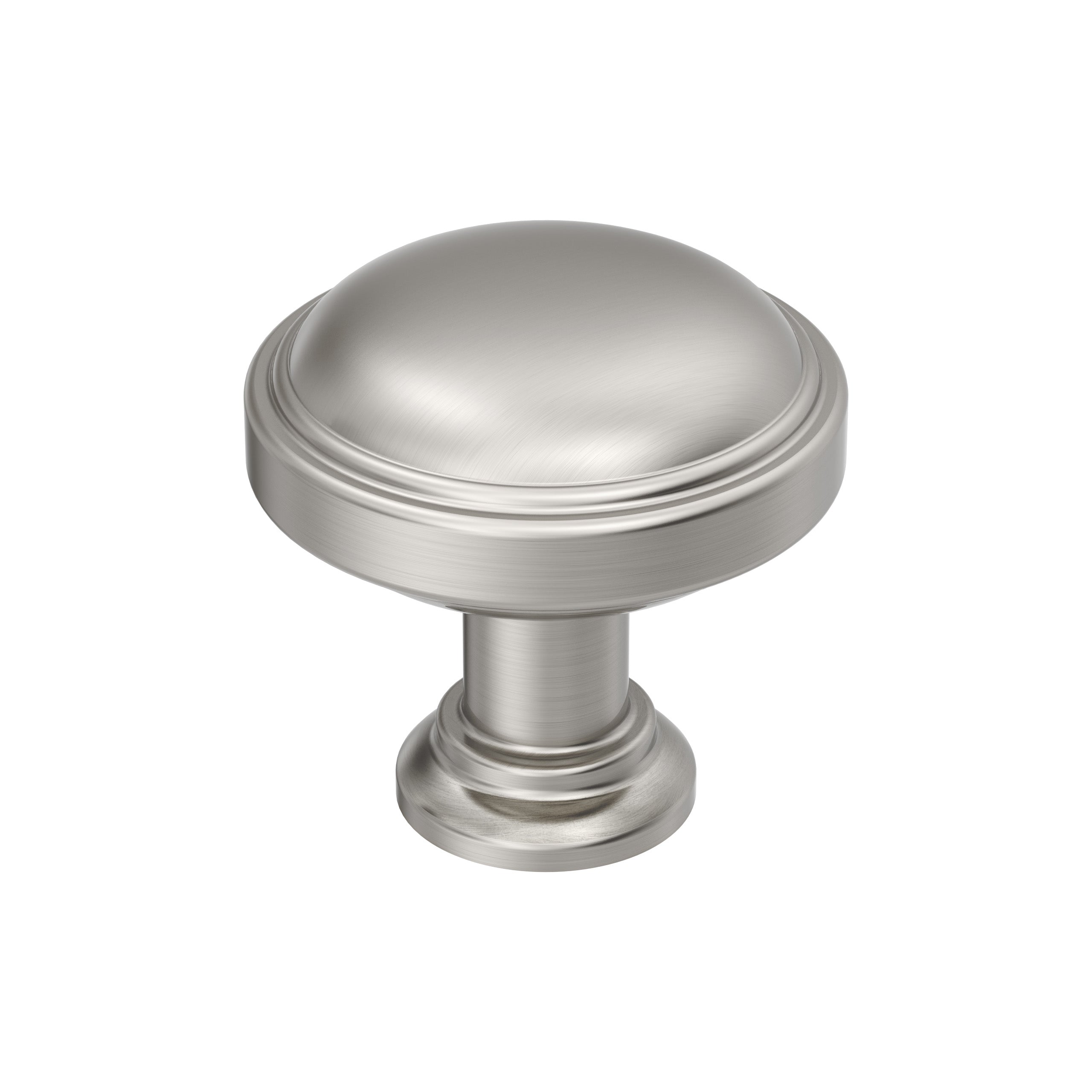 Enlivity 1-1/4 inch (32mm) Diameter Satin Nickel Cabinet Knob