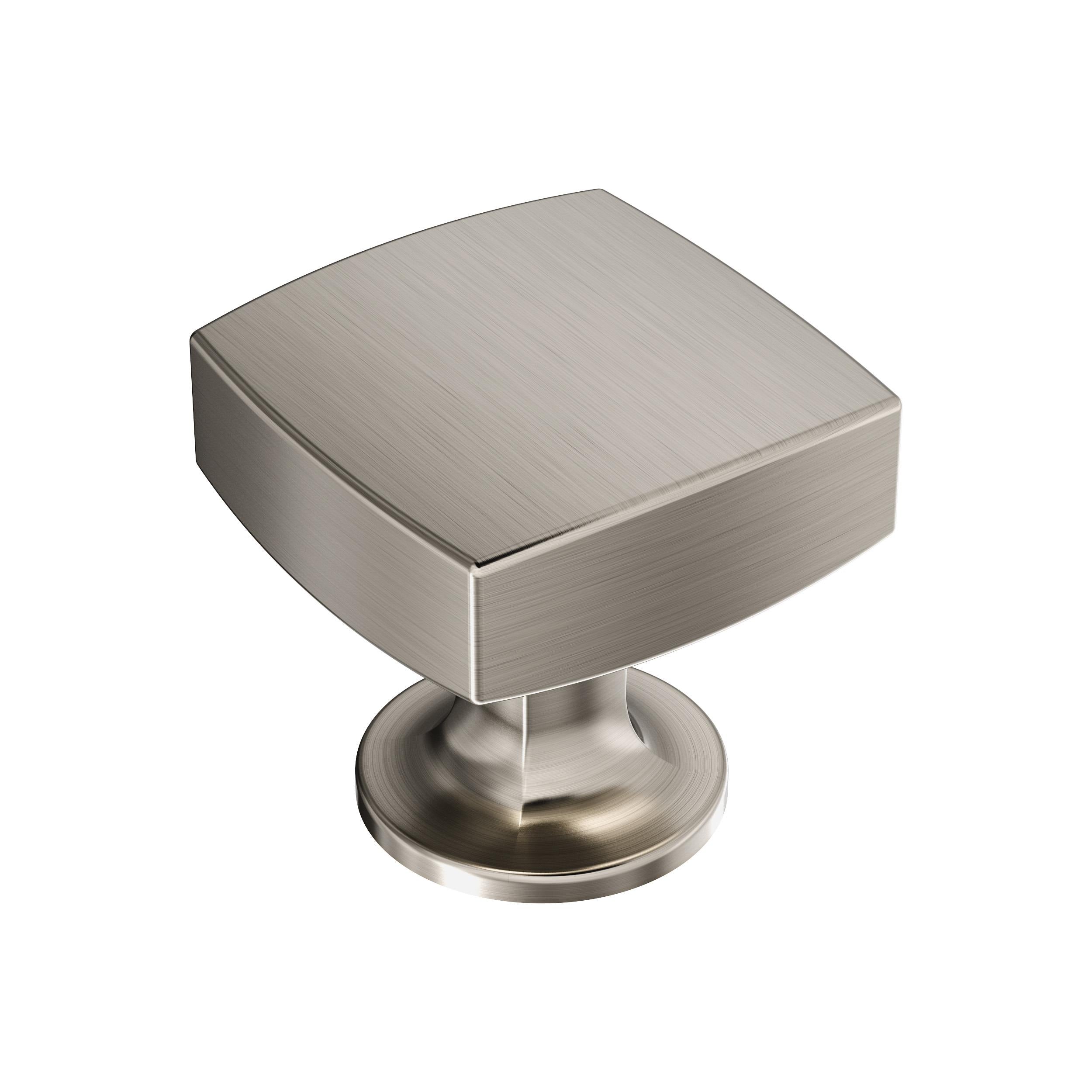 Everett 1-1/4 inch (32mm) Length Satin Nickel Cabinet Knob