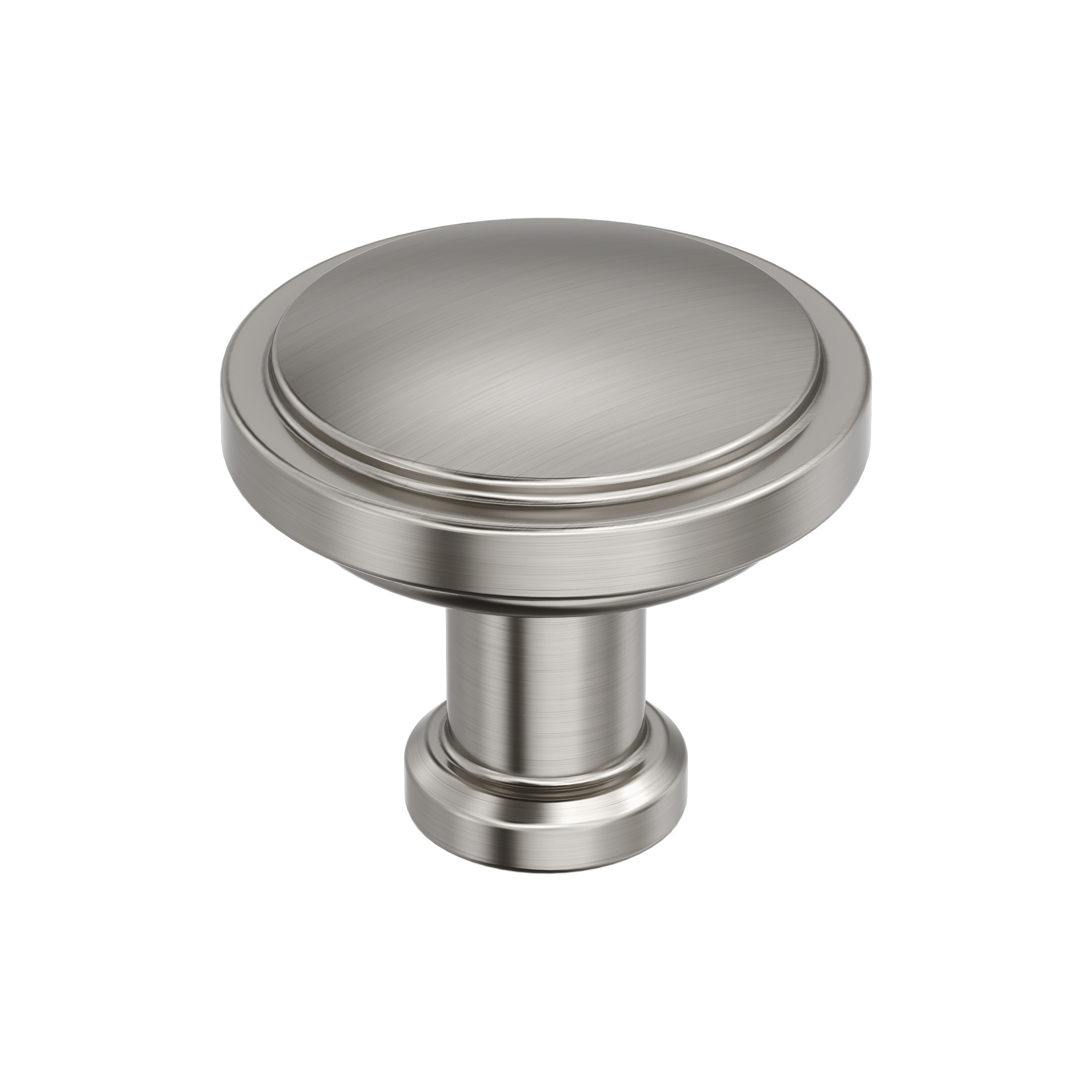 Faircrest 1-1/4 inch (32mm) Diameter Satin Nickel Cabinet Knob