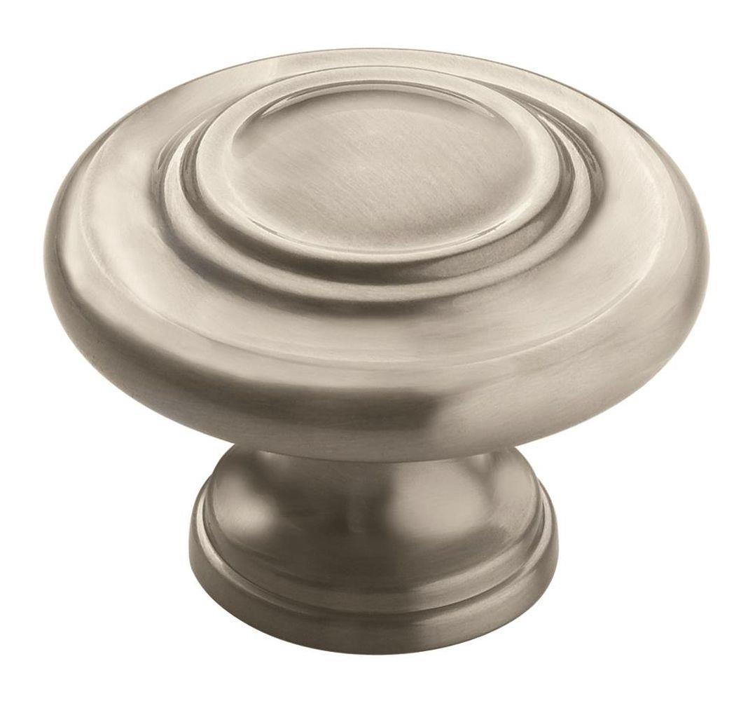 Inspirations 1-3/4 inch (44mm) Diameter Satin Nickel Cabinet Knob