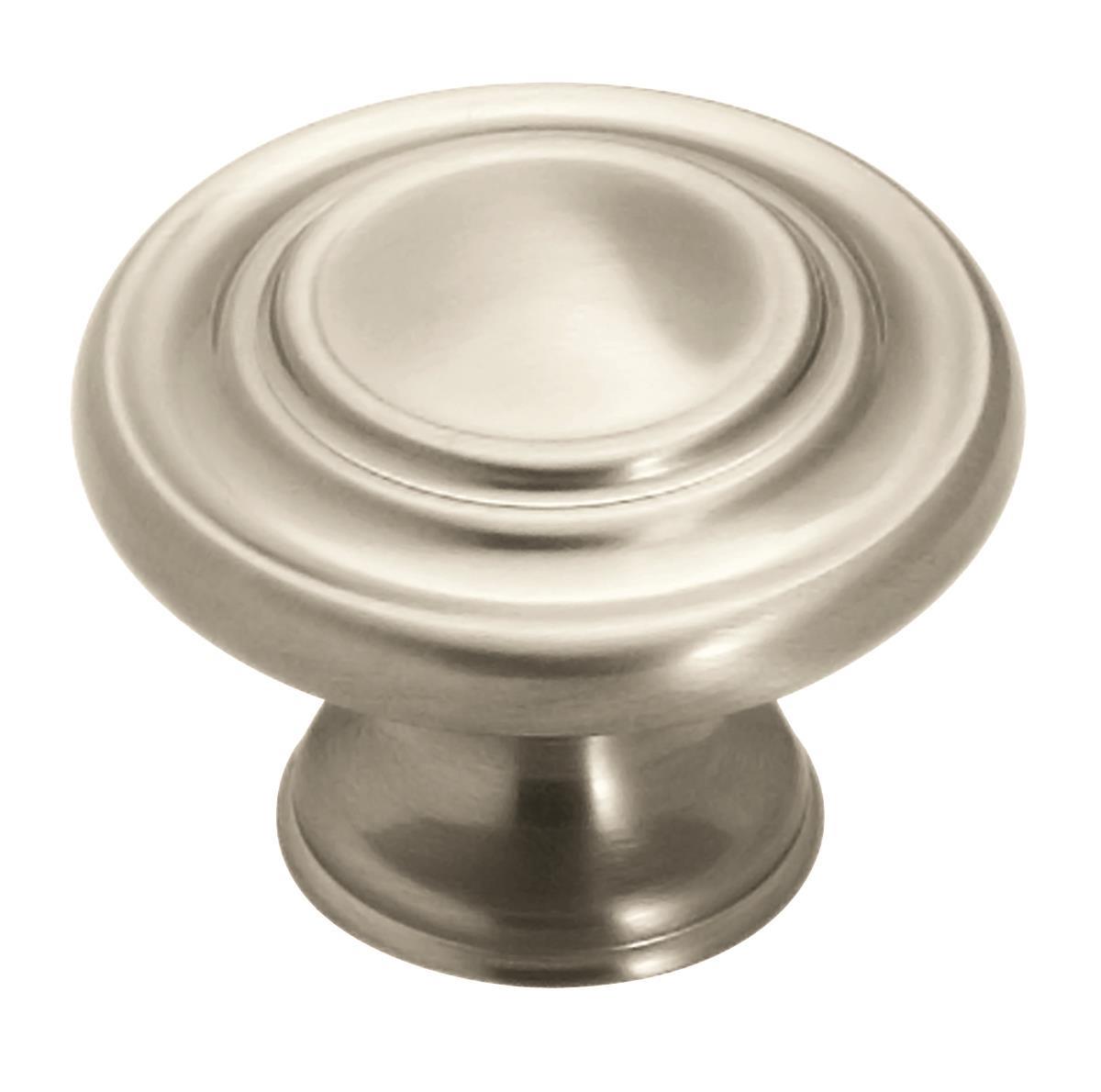 Inspirations 1-5/16 inch (33mm) Diameter Satin Nickel Cabinet Knob