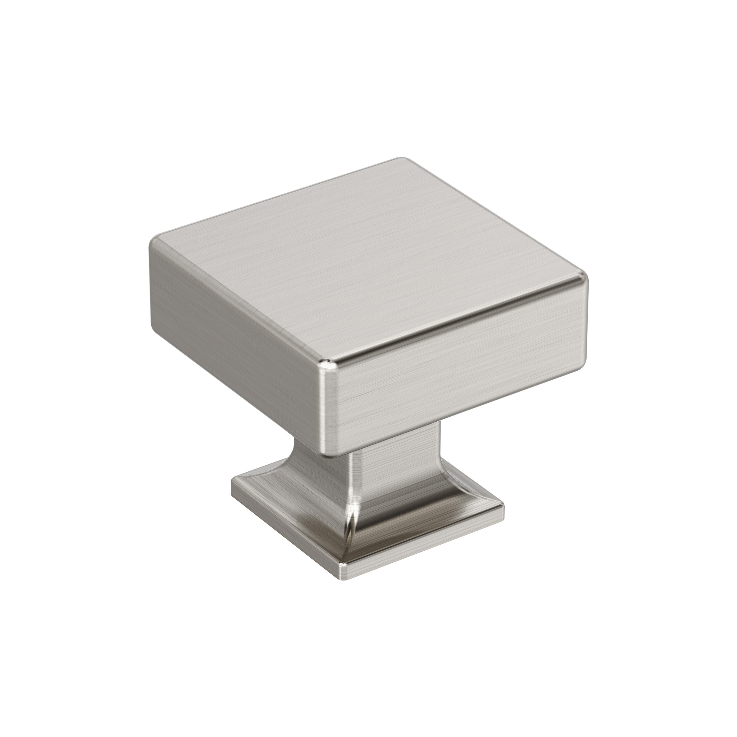 Lintel 1-1/4 inch (32mm) Length Satin Nickel Cabinet Knob