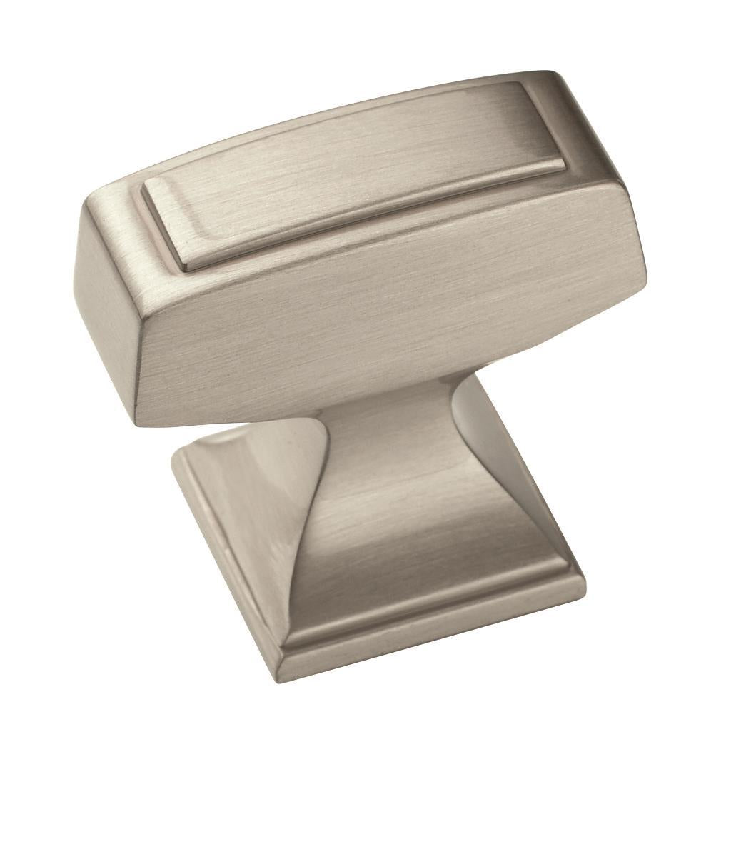 Mulholland 1-1/4 inch (32mm) Length Satin Nickel Cabinet Knob