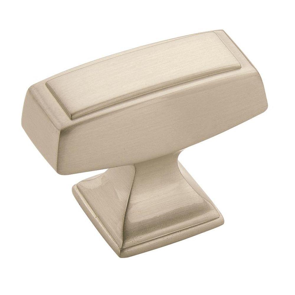 Mulholland 1-1/2 inch (38mm) Length Satin Nickel Cabinet Knob