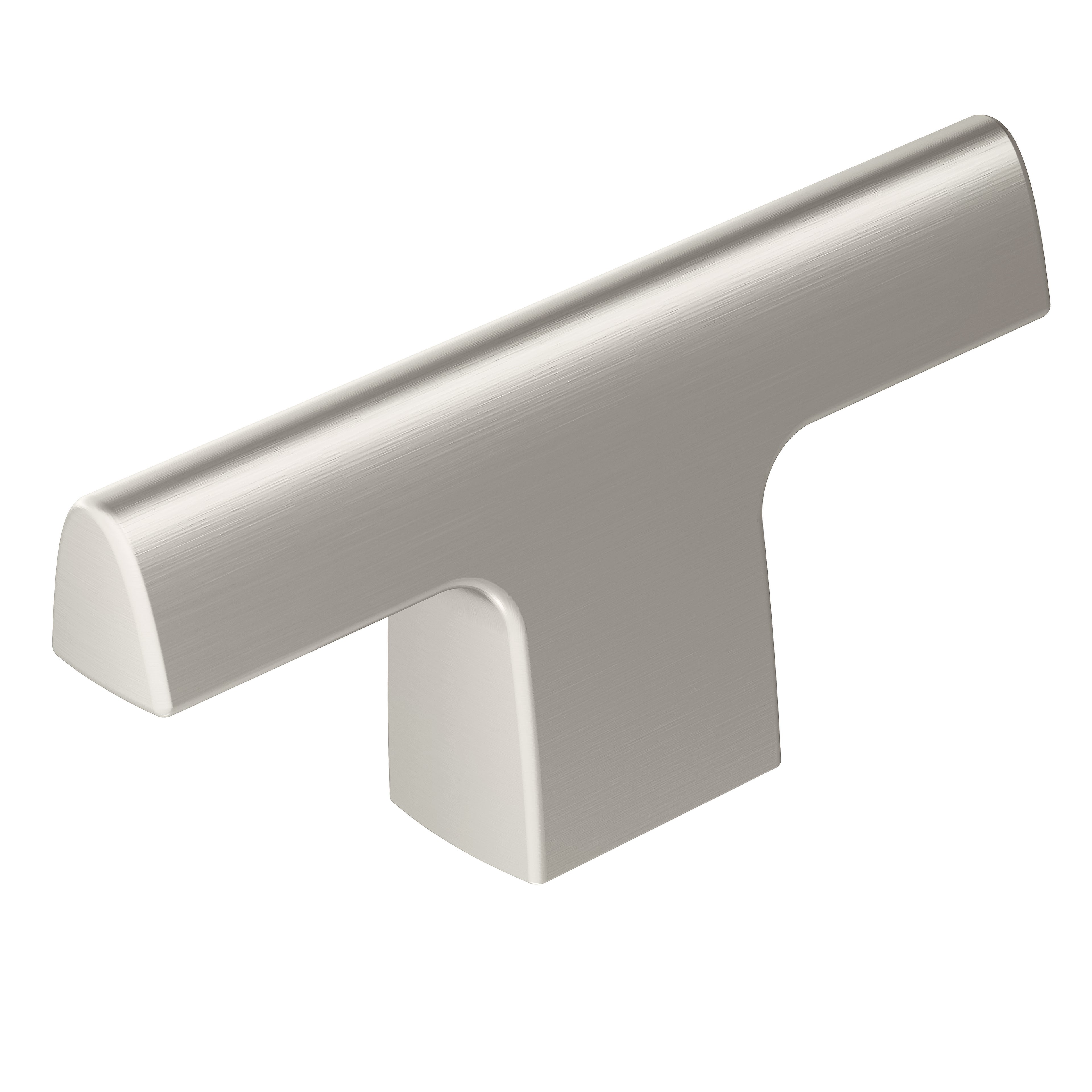 Riva 2-1/2 inch (64mm) Length Satin Nickel Cabinet Knob
