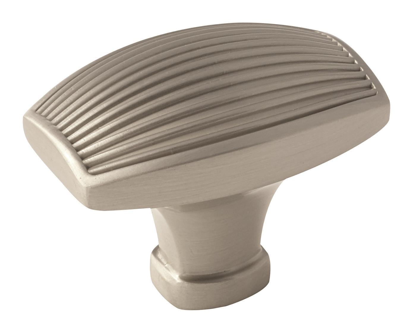 Sea Grass 1-1/2 inch (38mm) Length Satin Nickel Cabinet Knob