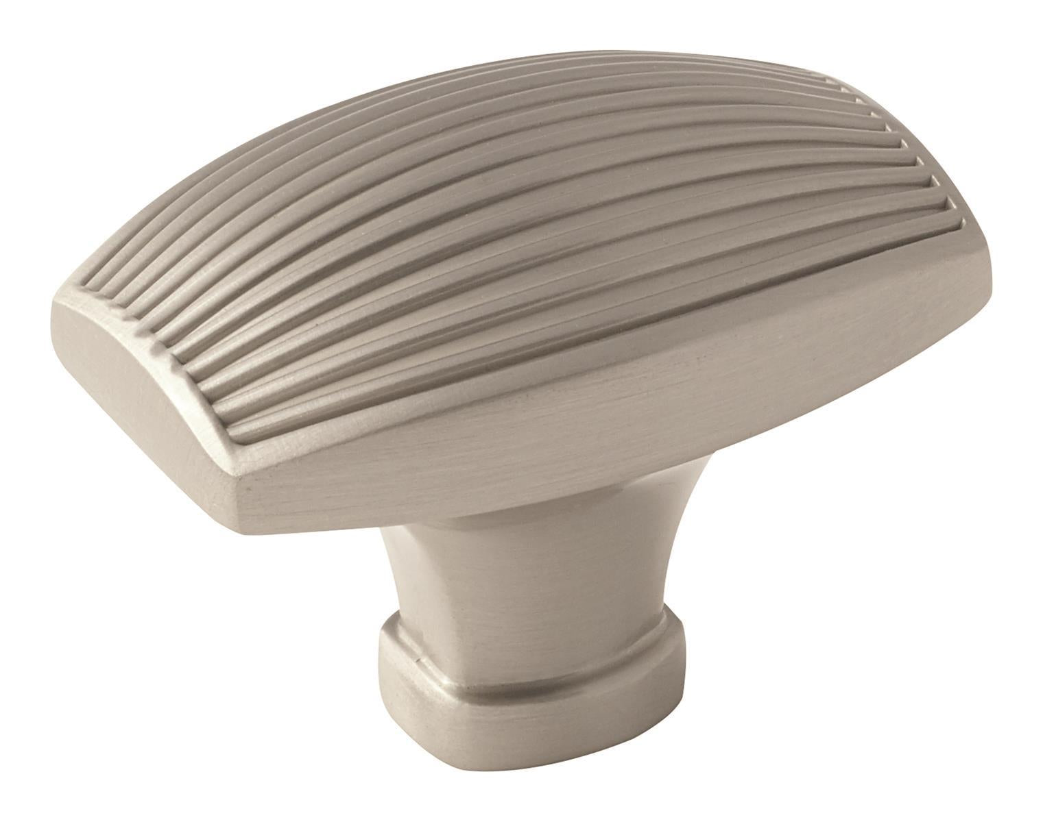 Sea Grass 1-3/4 inch (44mm) Length Satin Nickel Cabinet Knob
