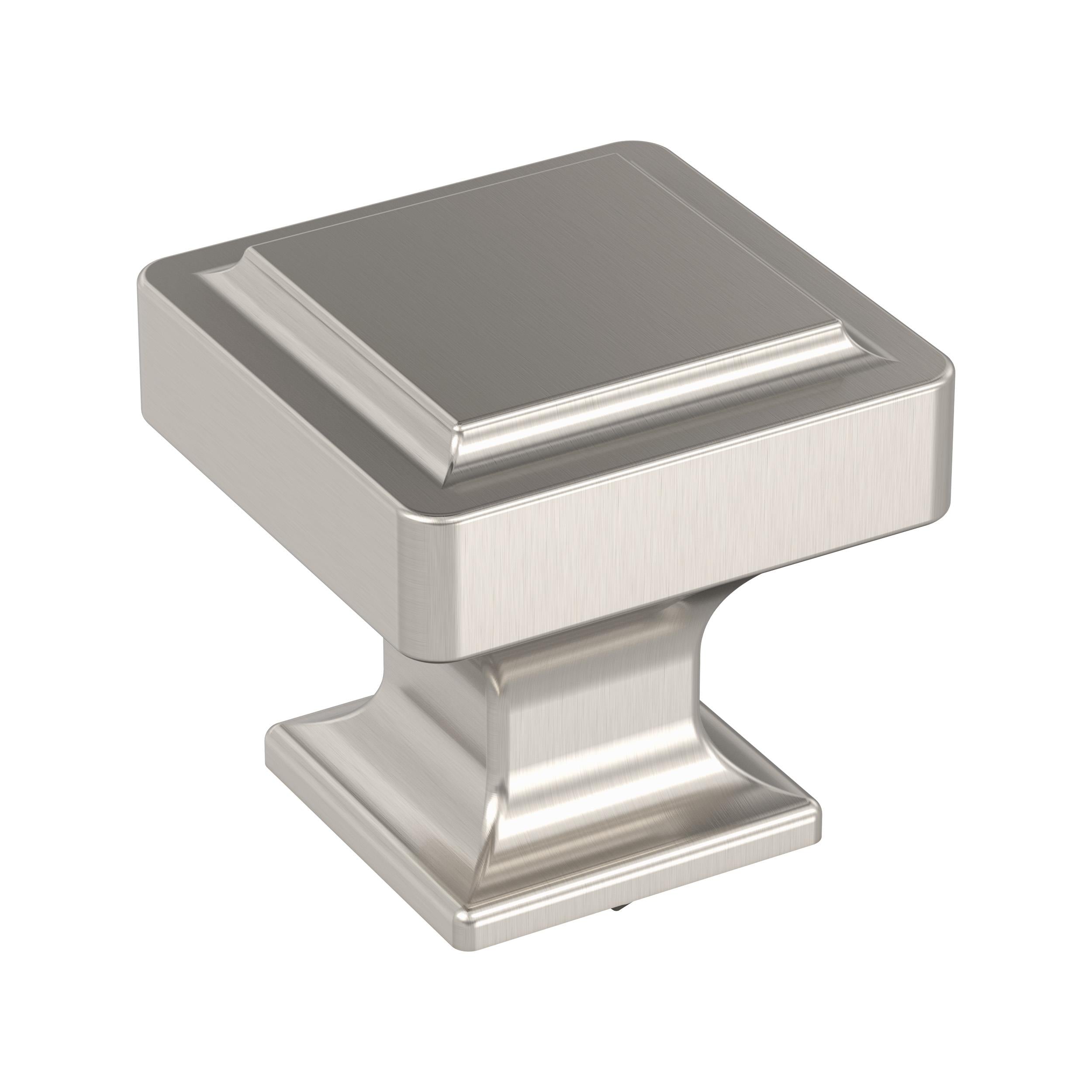 Eleva 1-3/16 inch (30mm) Length Satin Nickel Cabinet Knob