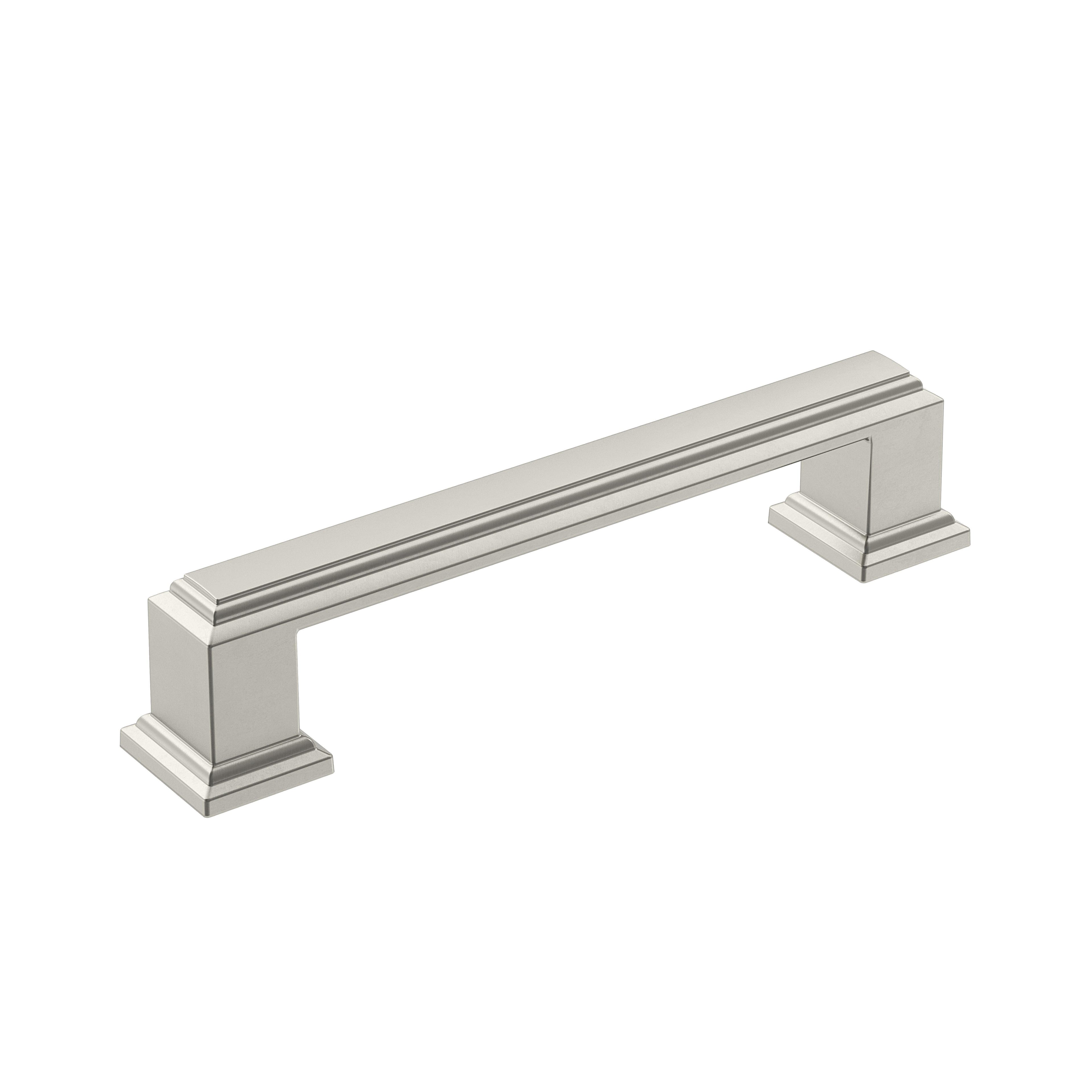 Appoint 3-3/4 inch (96mm) Center-to-Center Satin Nickel Cabinet Pull