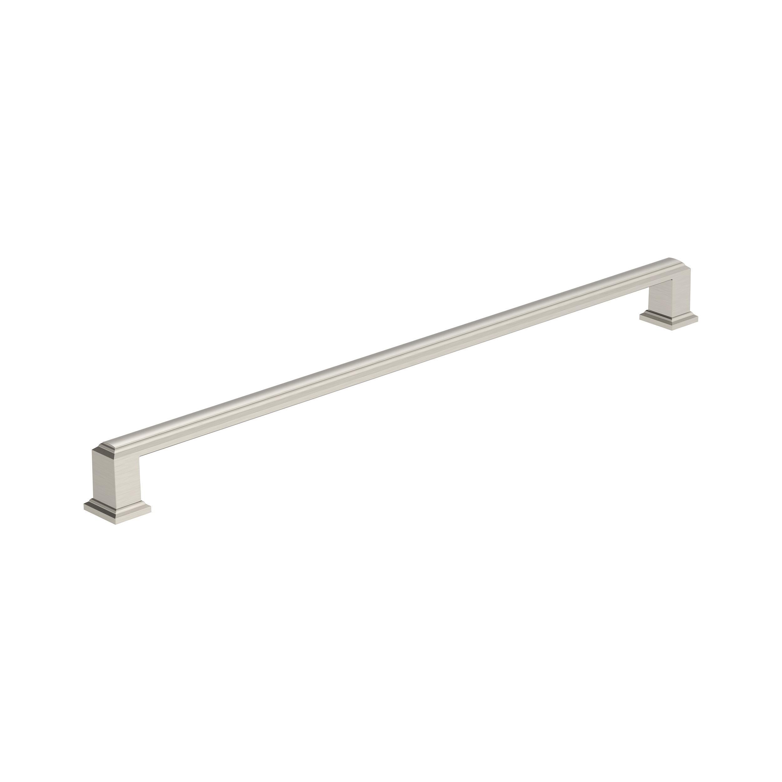 Appoint 12-5/8 inch (320mm) Center-to-Center Satin Nickel Cabinet Pull