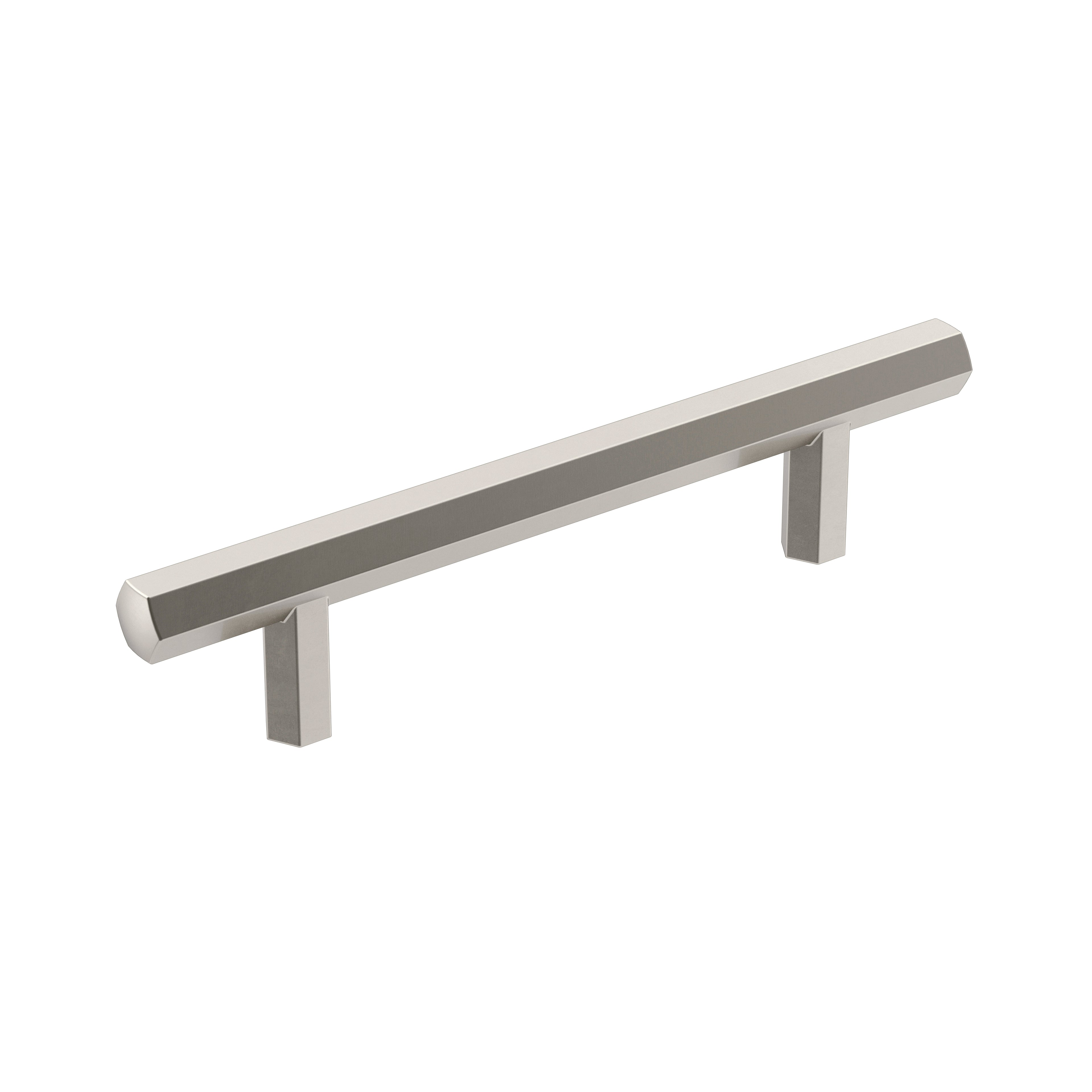 Caliber 3-3/4 inch (96mm) Center-to-Center Satin Nickel Cabinet Pull