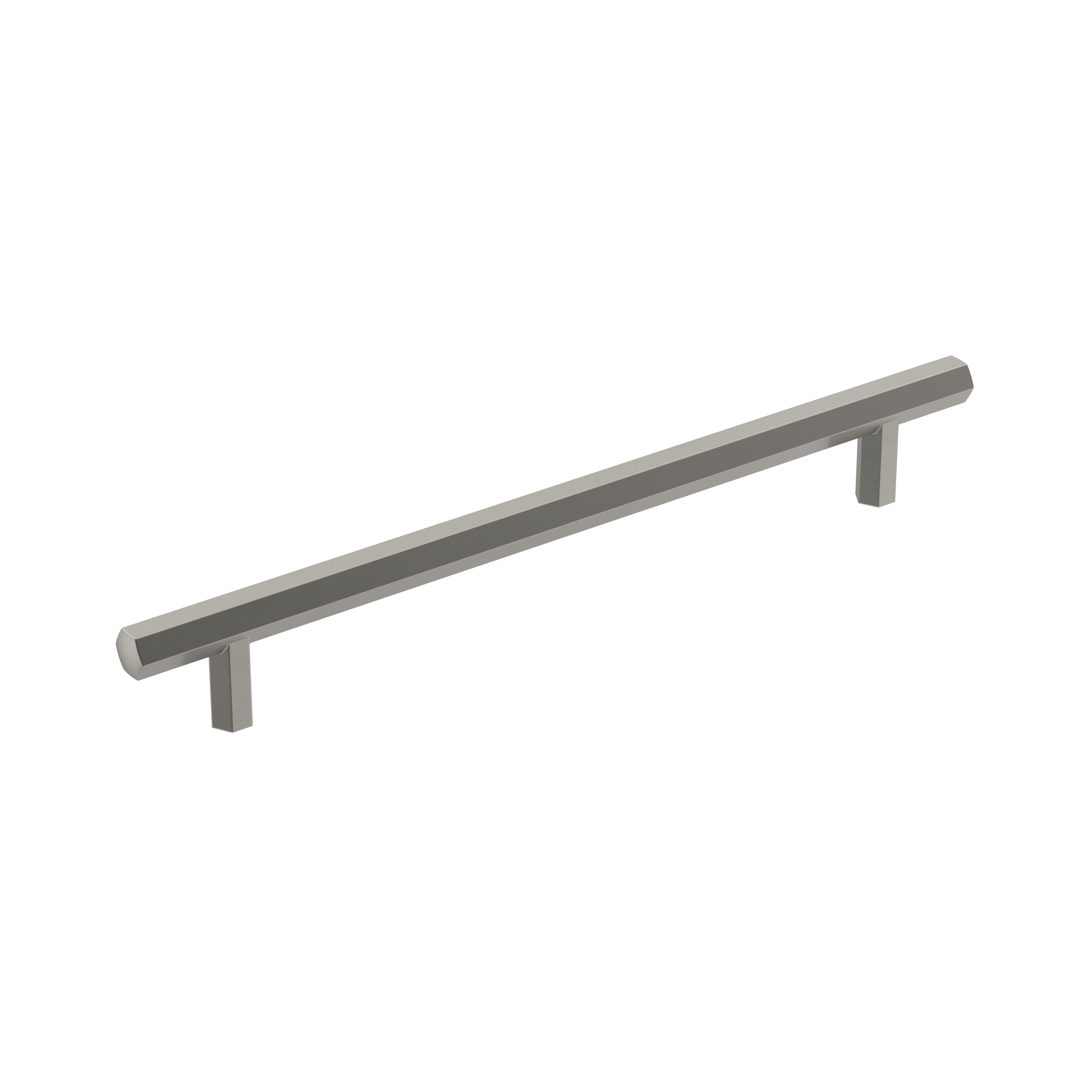 Caliber 7-9/16 inch (192mm) Center-to-Center Satin Nickel Cabinet Pull