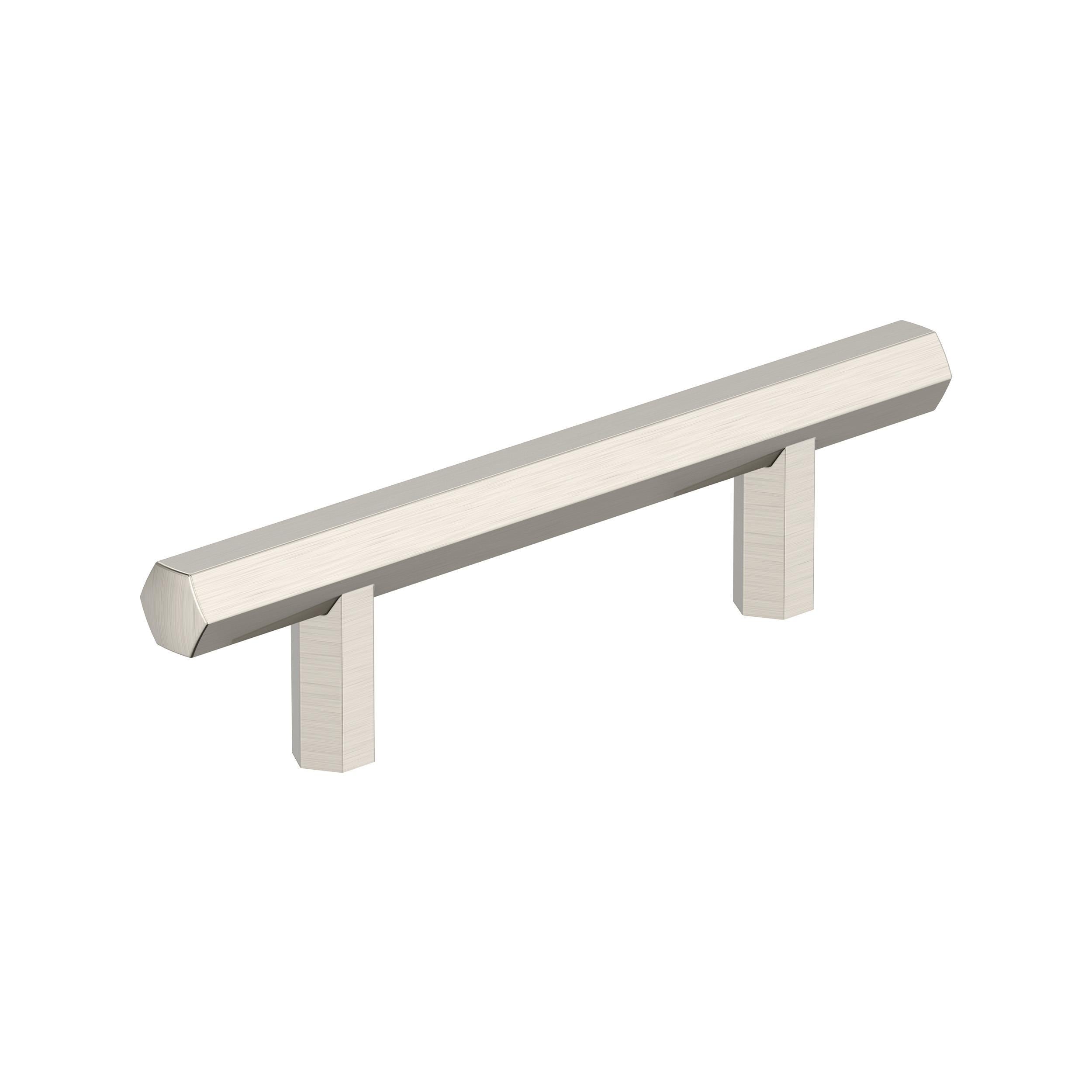 Caliber 3 inch (76mm) Center-to-Center Satin Nickel Cabinet Pull