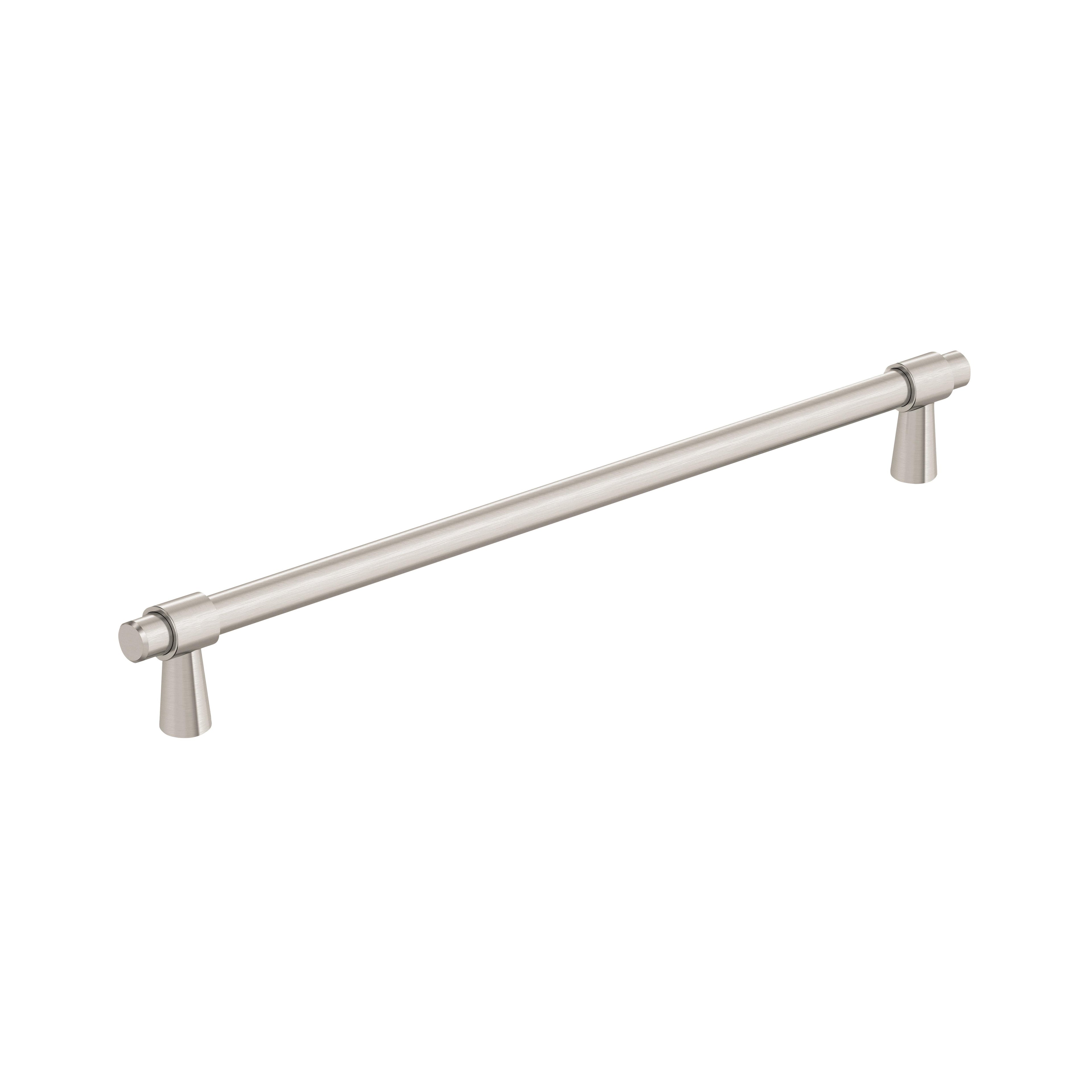 Destine 8-13/16 inch (224mm) Center-to-Center Satin Nickel Cabinet Pull