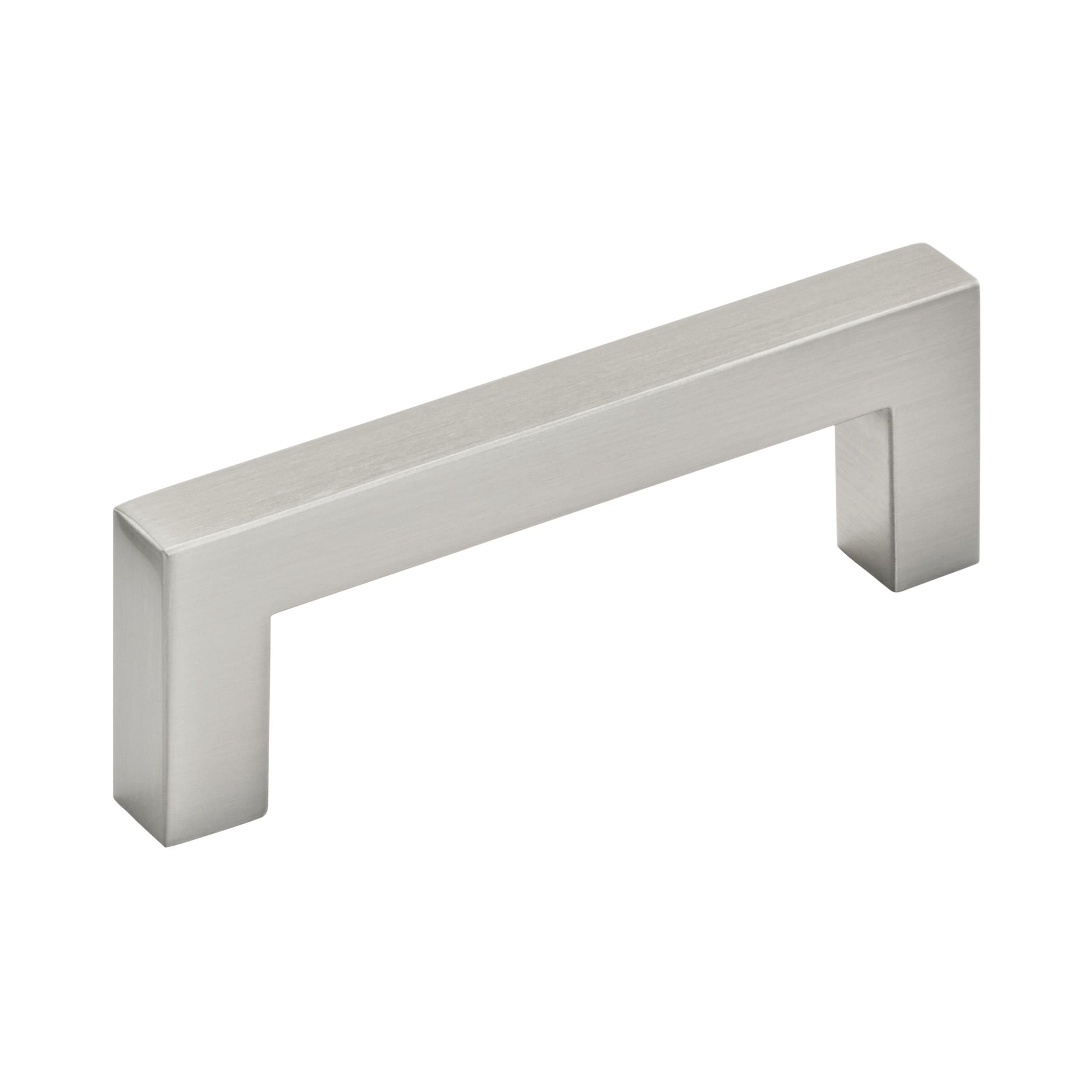 Monument 3 inch (76mm) Center-to-Center Satin Nickel Cabinet Pull